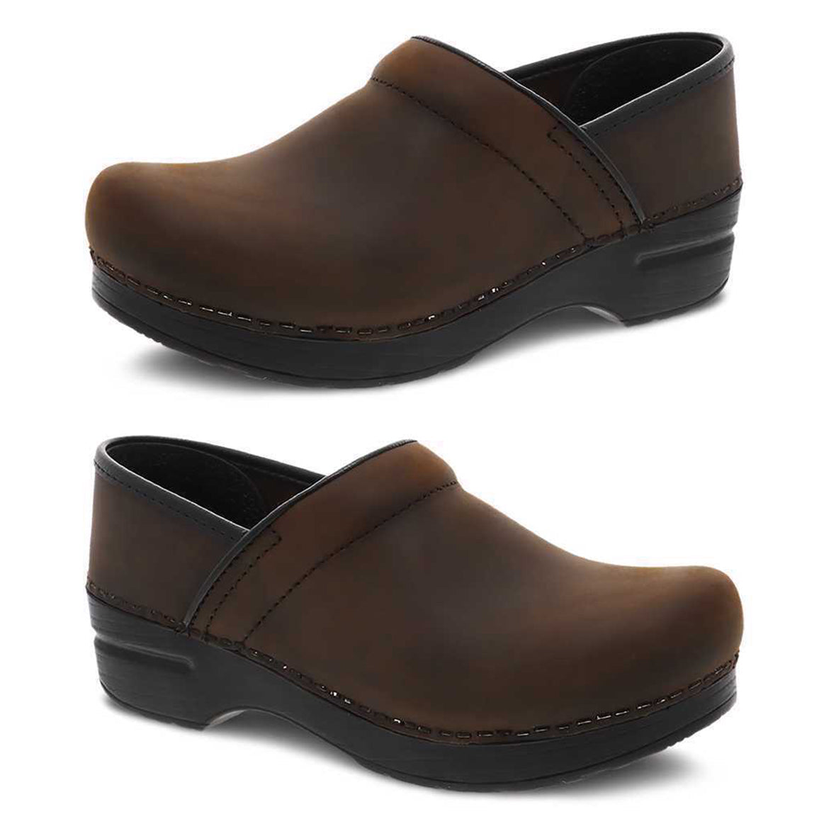 Dansko Personalized Wide Pro Antique Brown Oiled