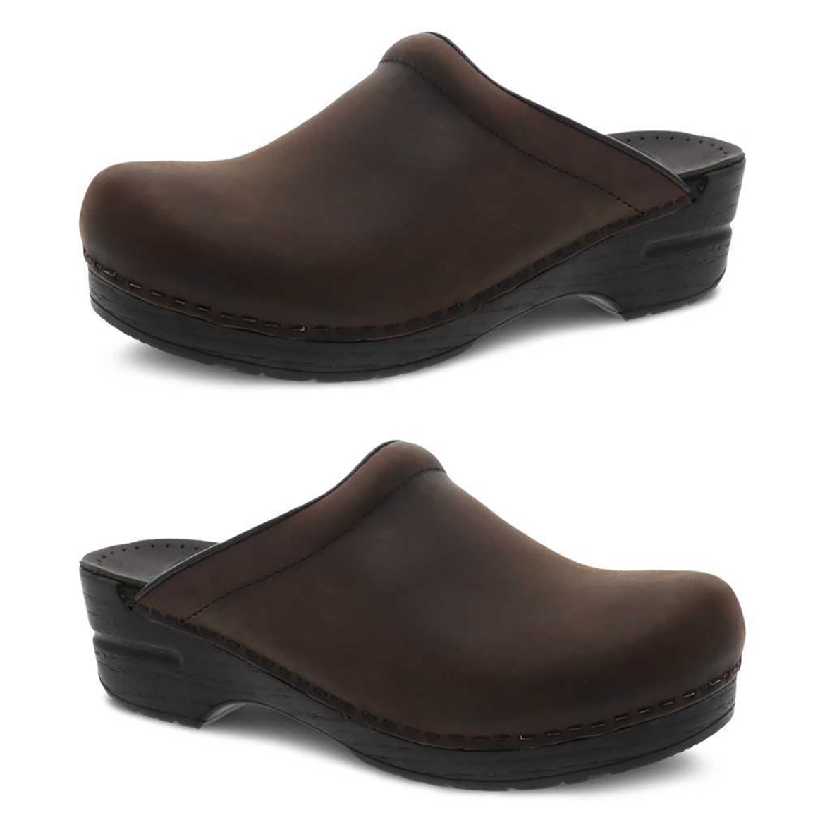 Dansko Personalized Sonja Antique Brown/Black