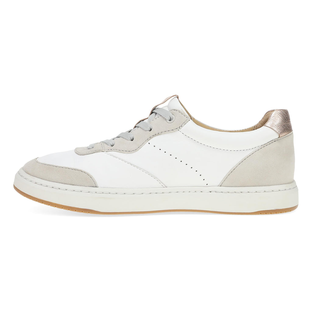 Dansko Josey White/Rose Gold Nappa