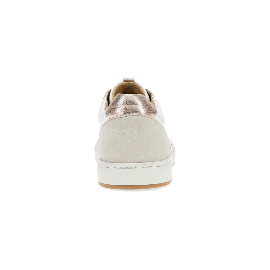 Dansko Josey White/Rose Gold Nappa