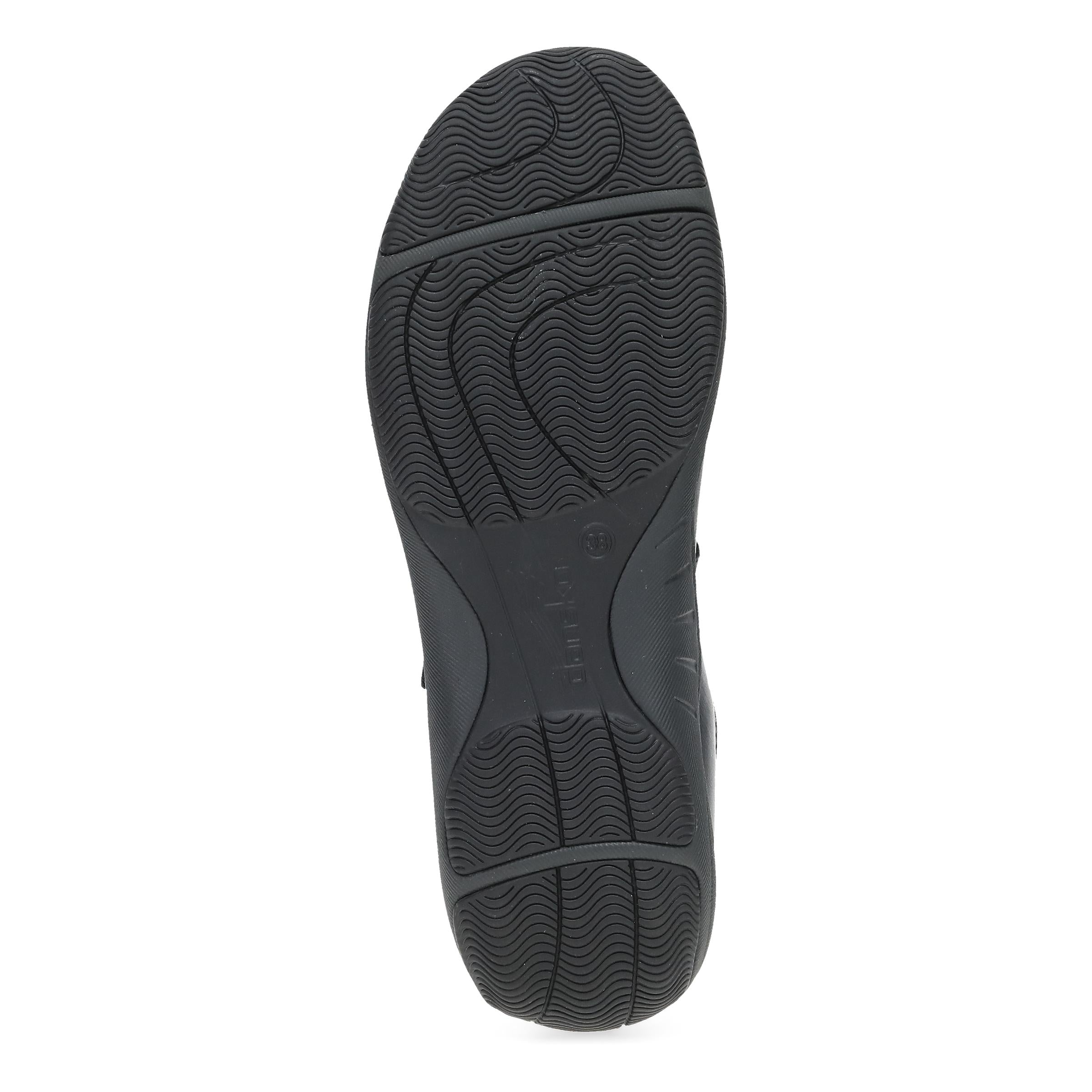 Dansko Stacy Black Waxy Burnished