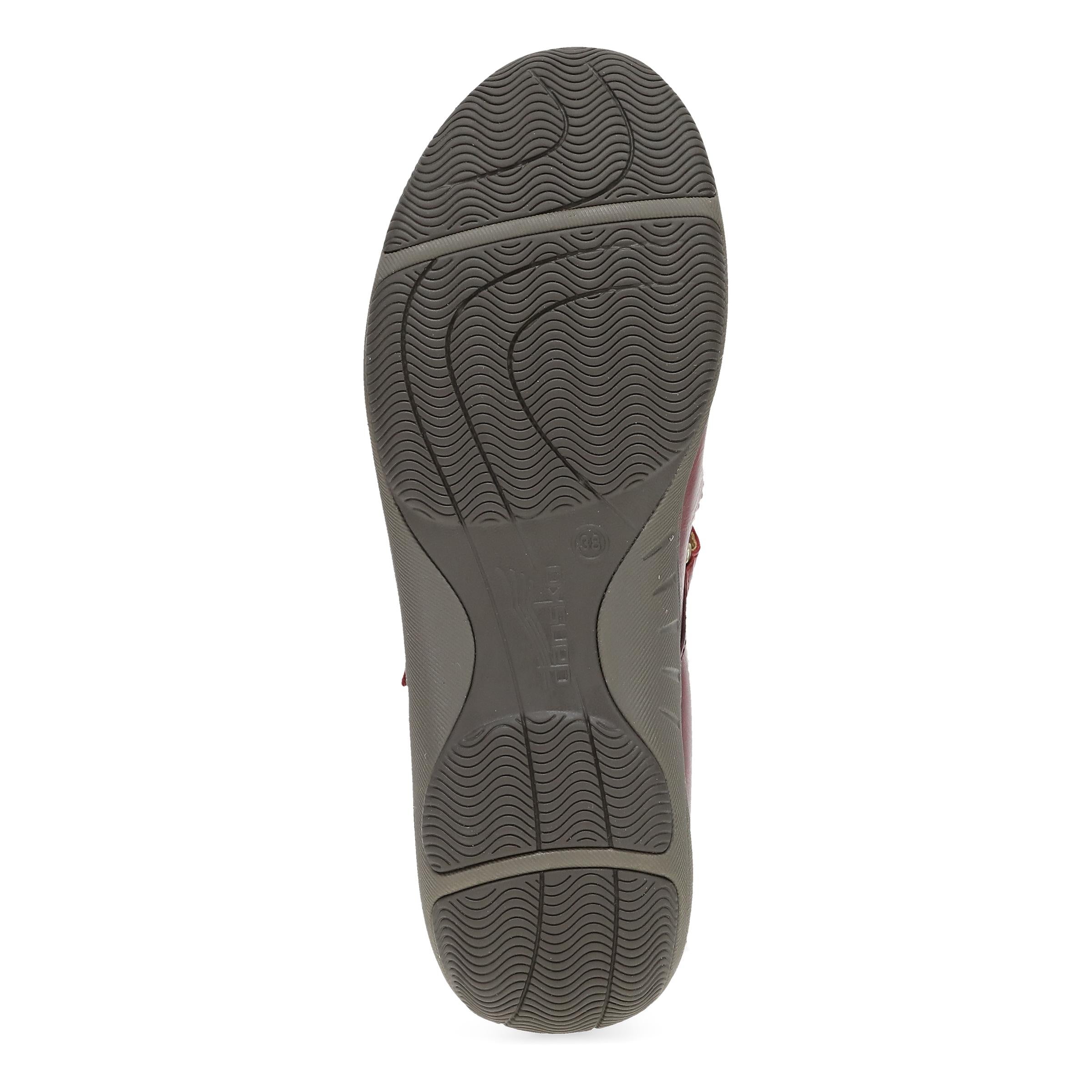 Dansko Stacy Red Waxy Burnished