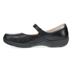 Dansko Stacy Wide Black Waxy Burnished