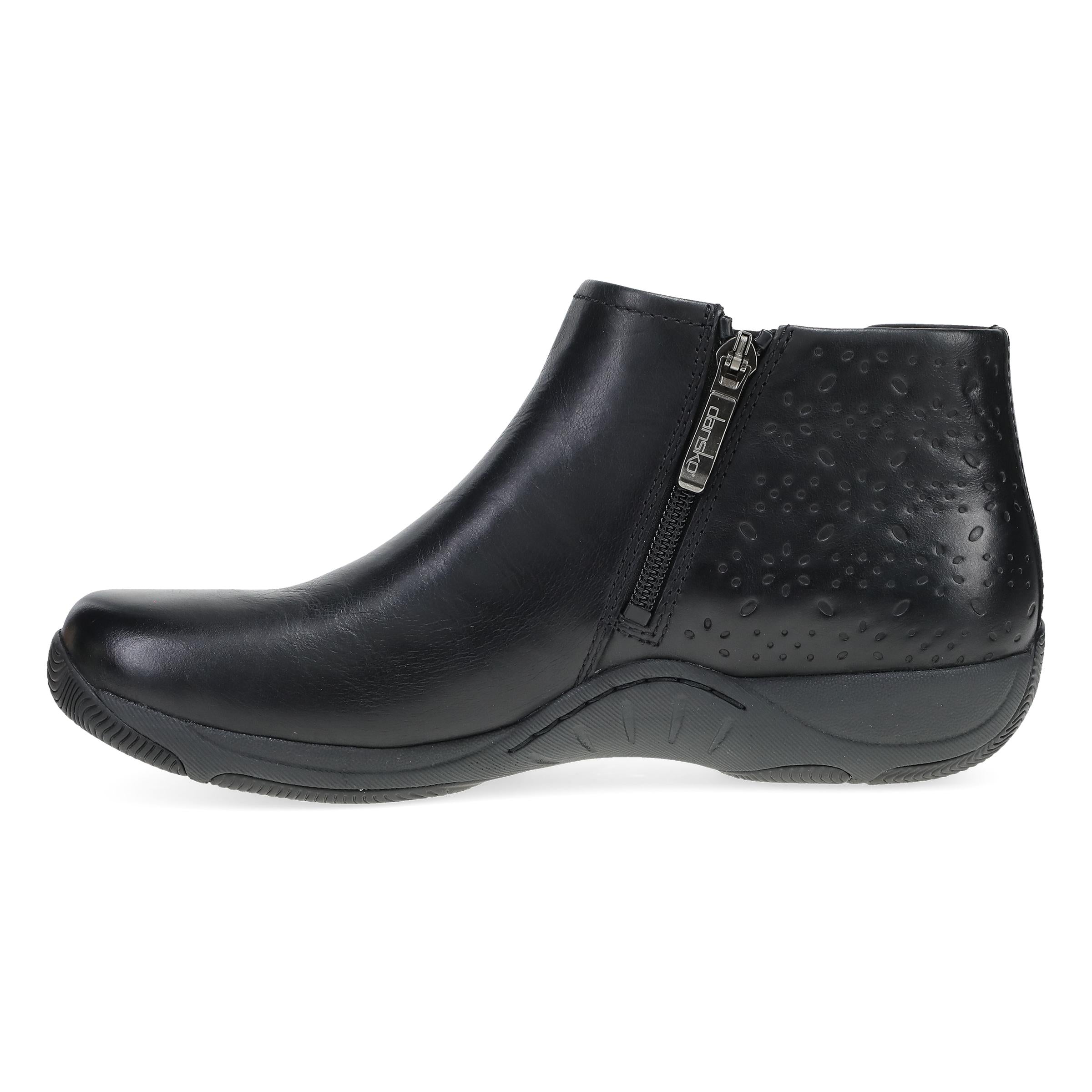 Dansko Sherry Black Waxy Burnished