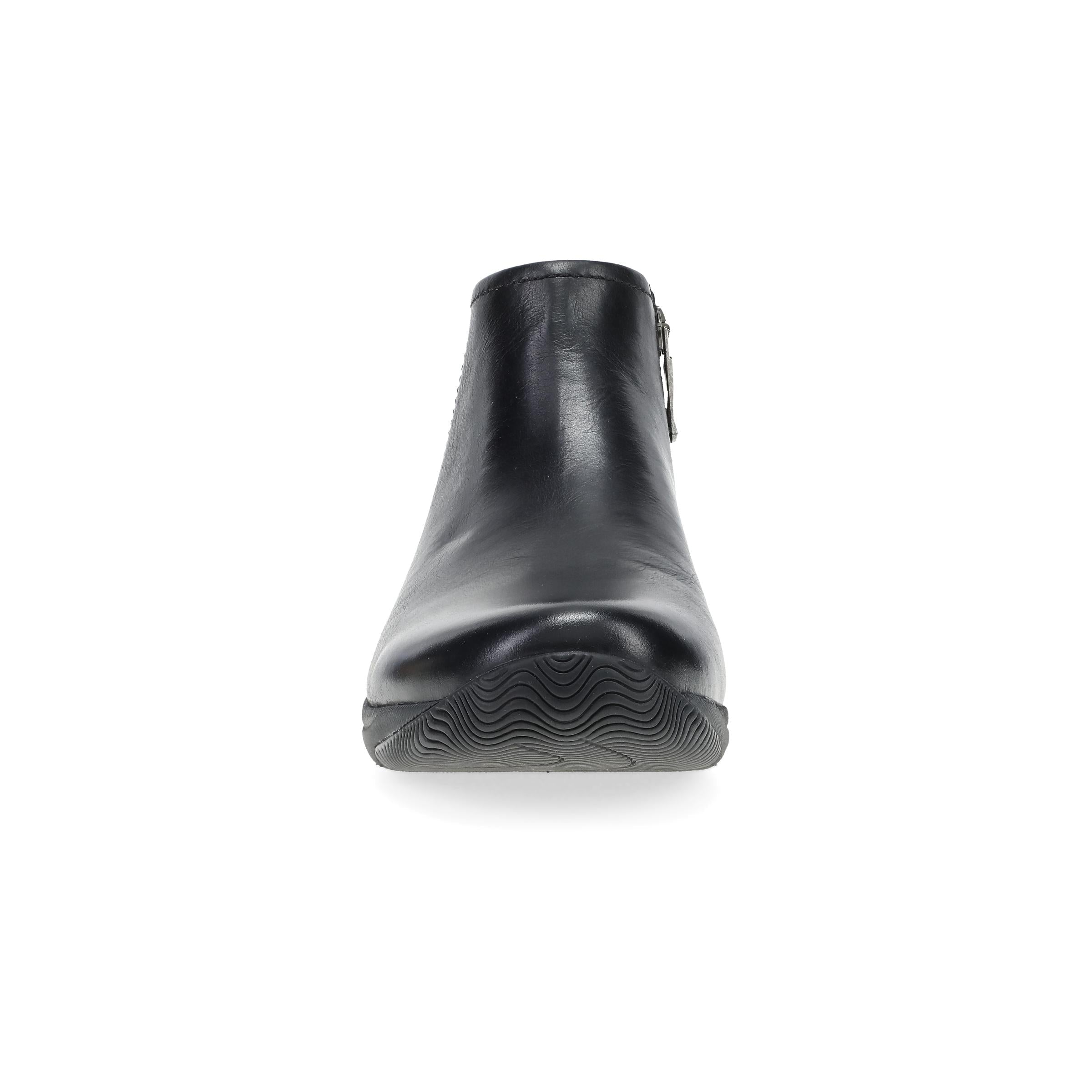 Dansko Sherry Black Waxy Burnished
