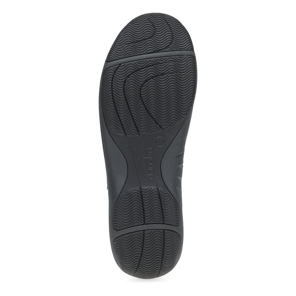 Dansko Sherry Black Waxy Burnished