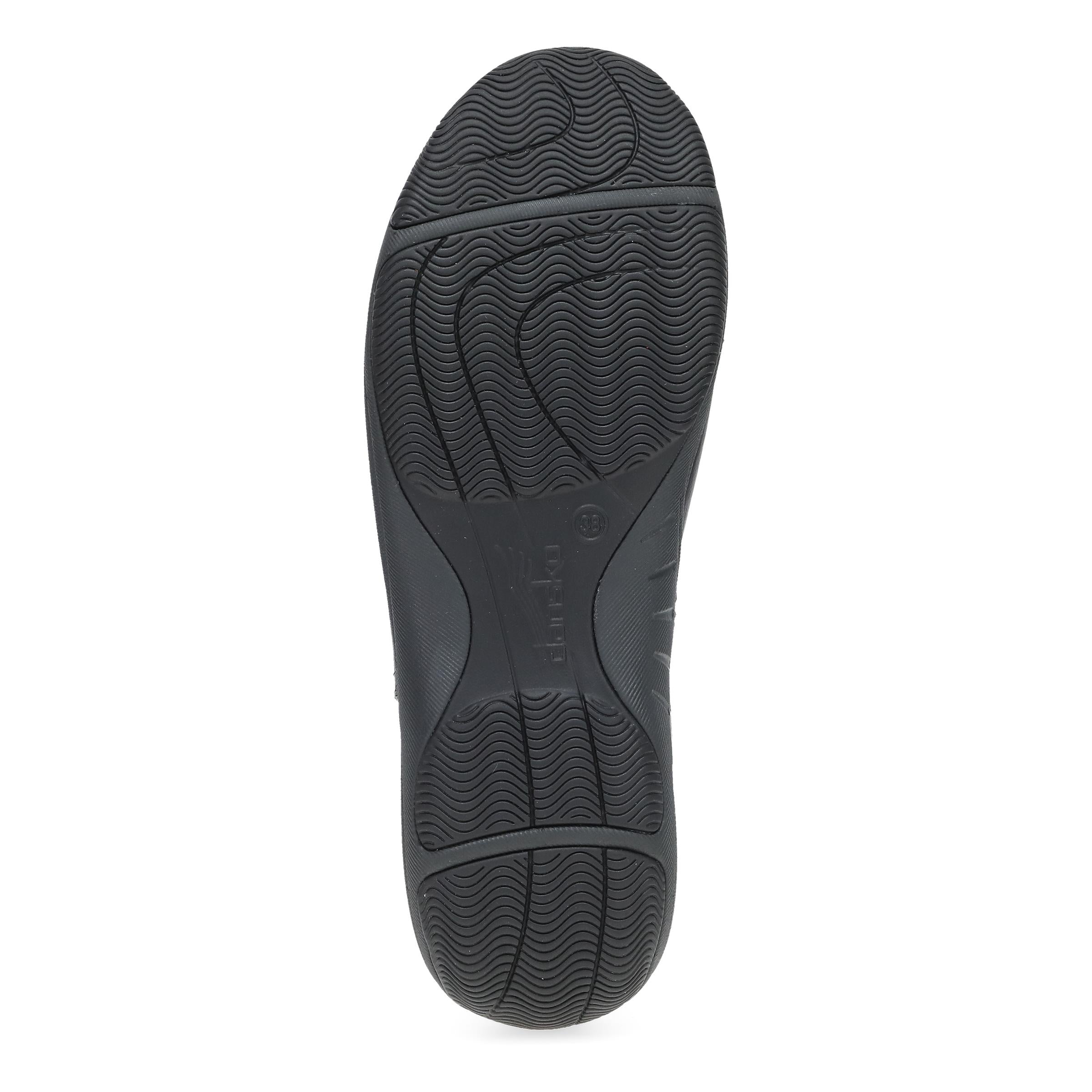 Dansko Sherry Black Waxy Burnished