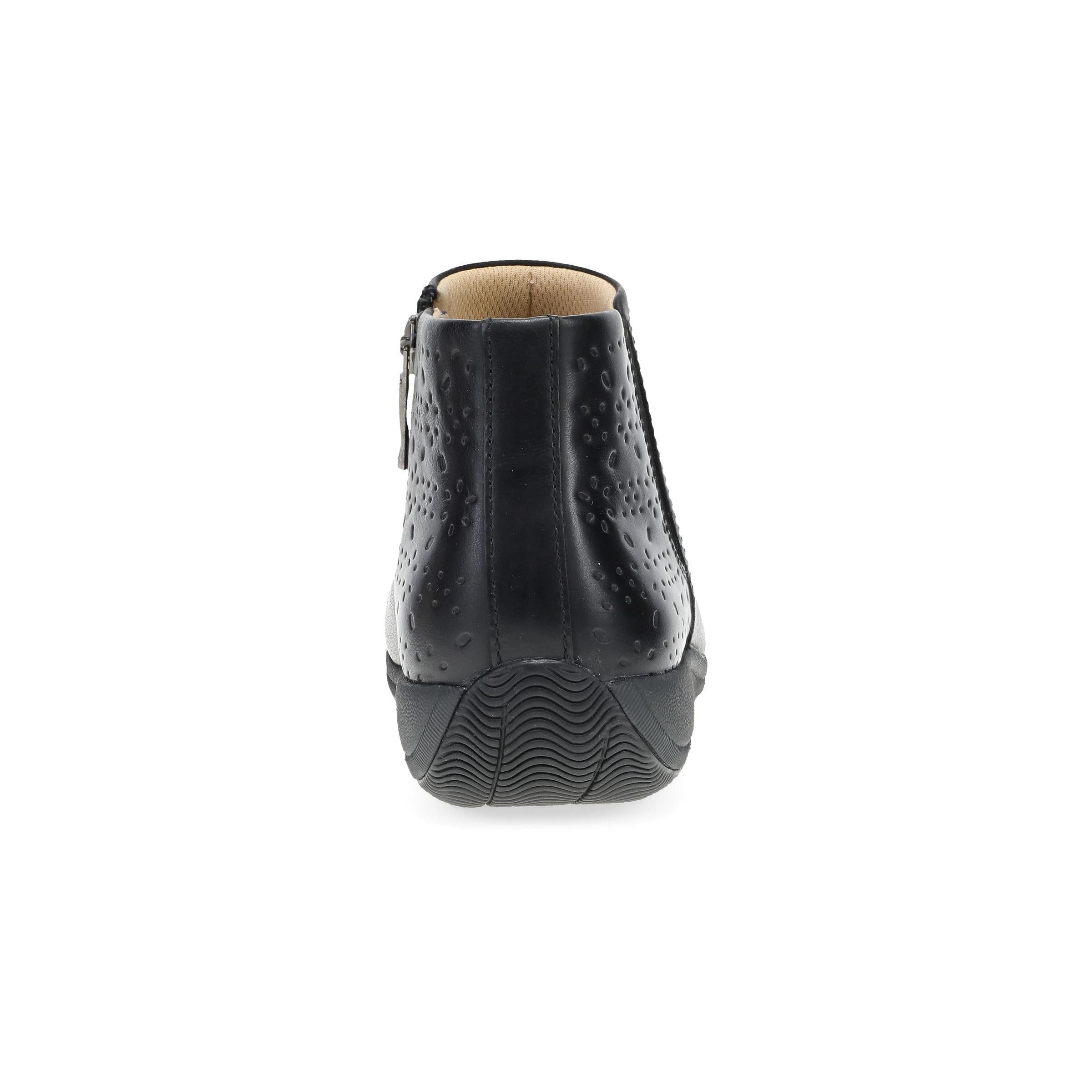 Dansko Sherry Black Waxy Burnished