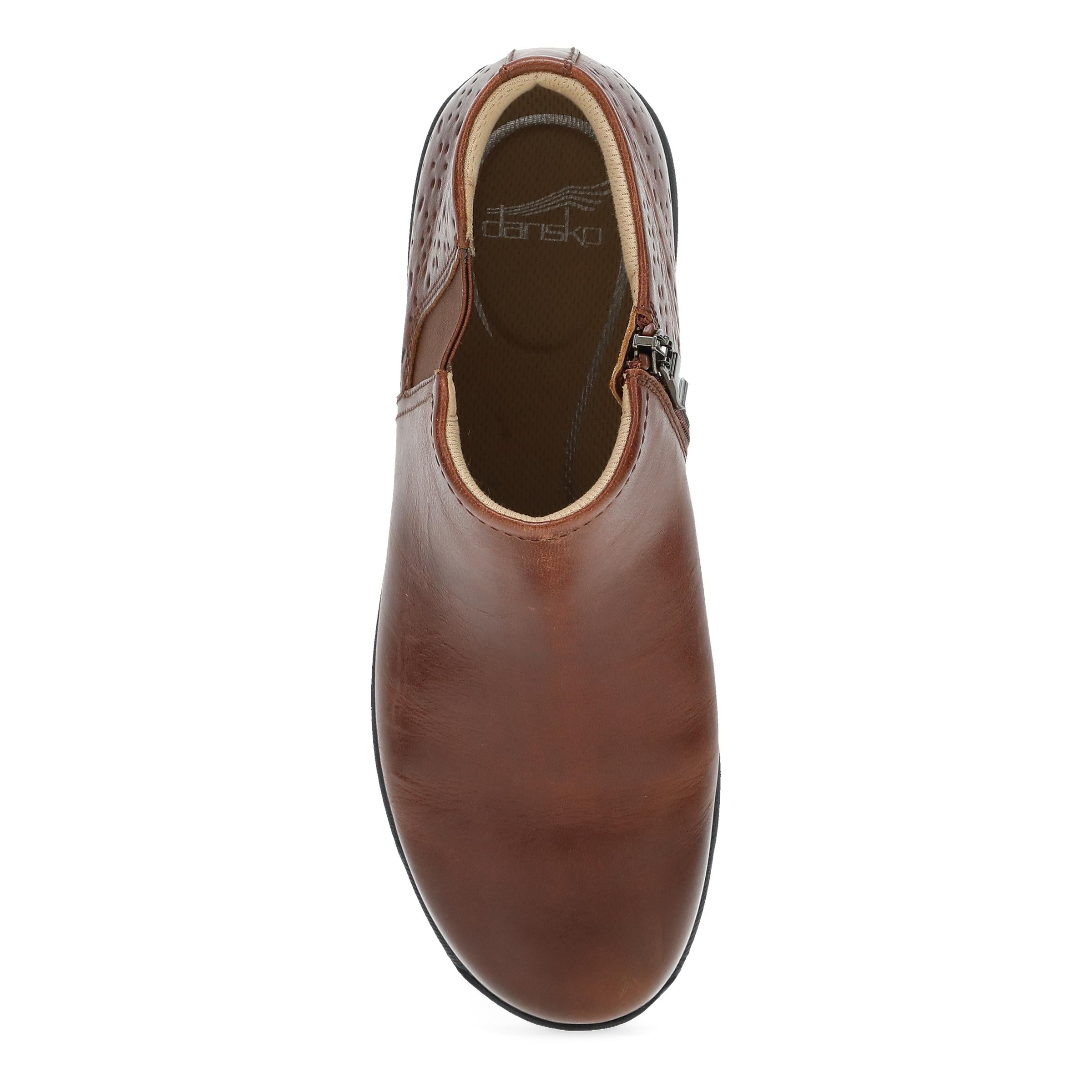 Dansko Sherry Cinnamon Waxy Burnished