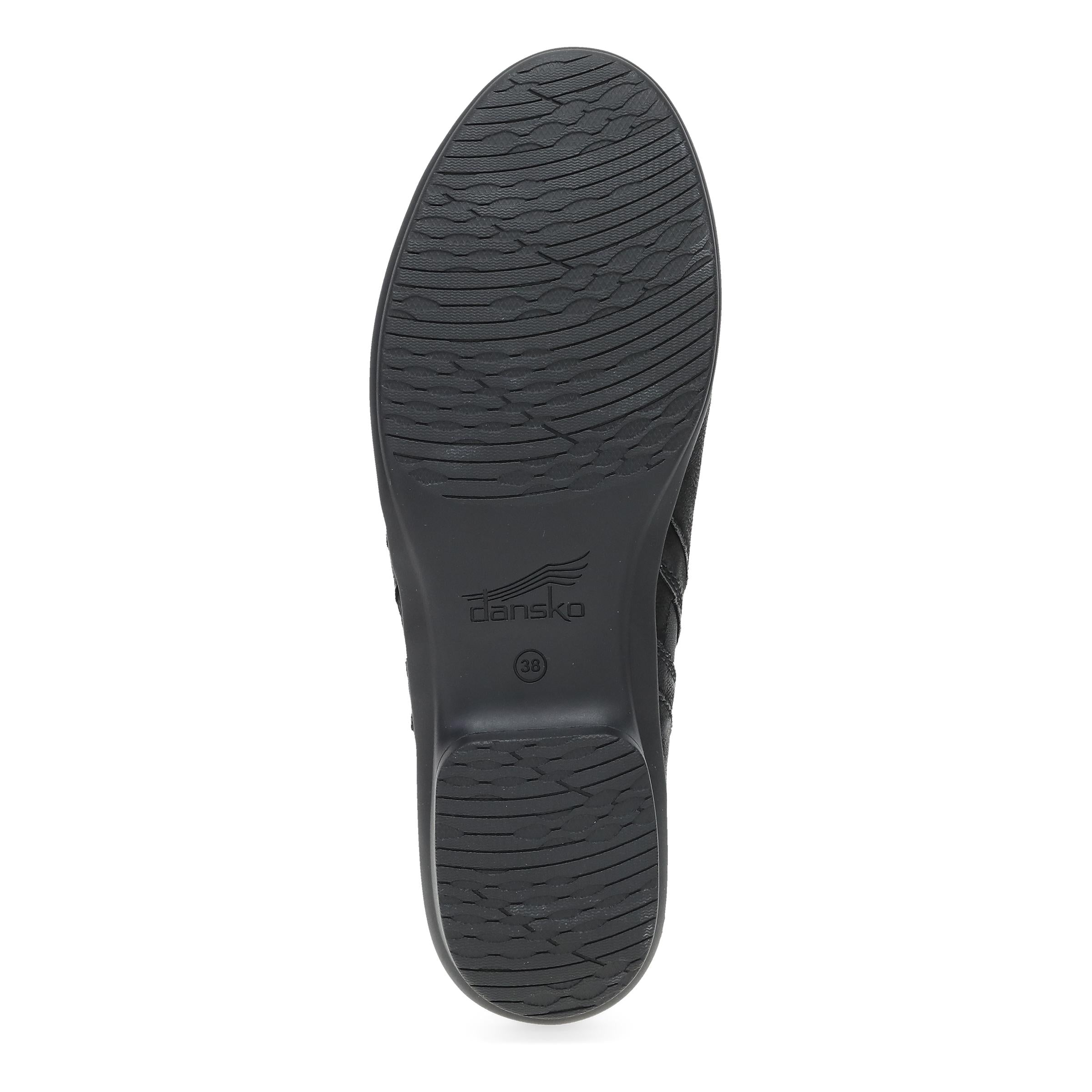 Dansko Cheryl Wide Black Burnished Nubuck