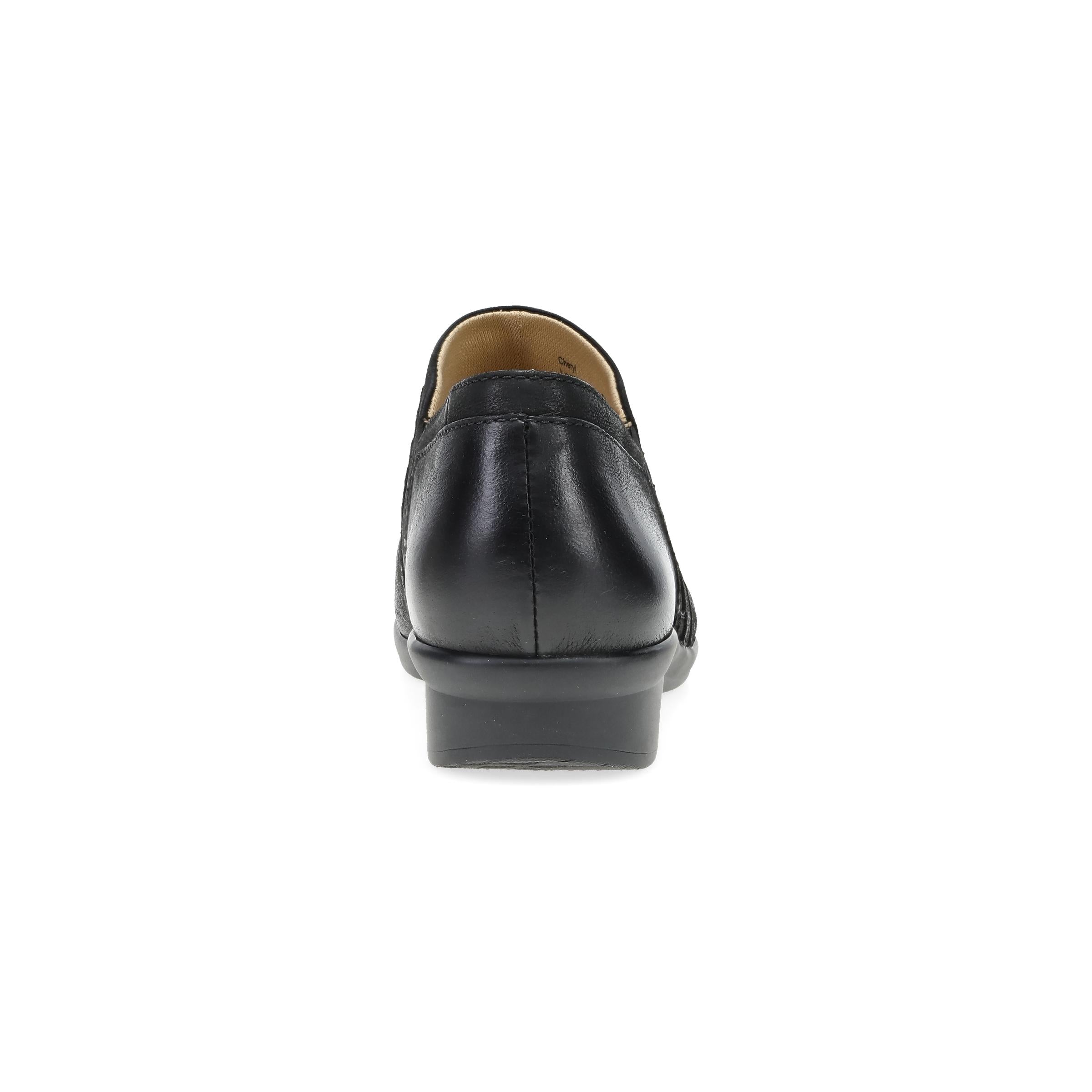 Dansko Cheryl Wide Black Burnished Nubuck