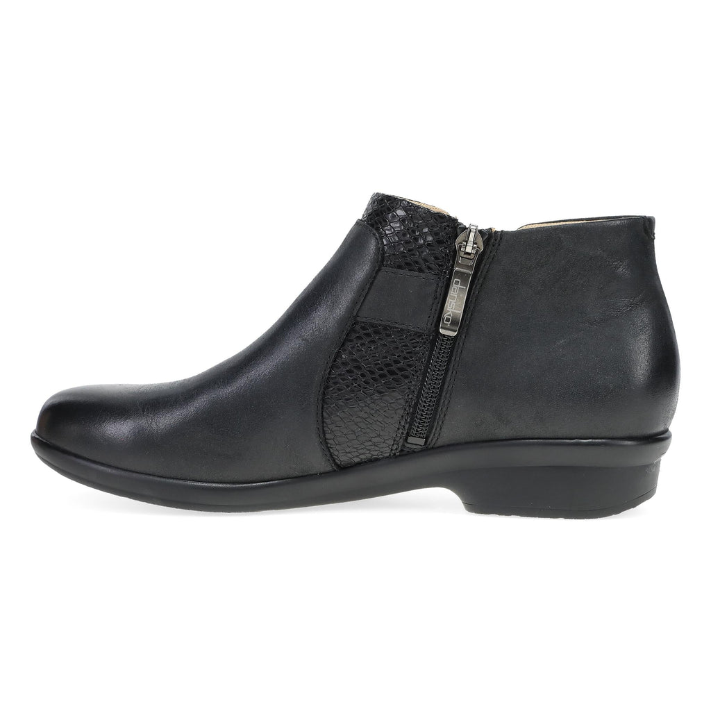 Dansko Carolyn Black Burnished Calf