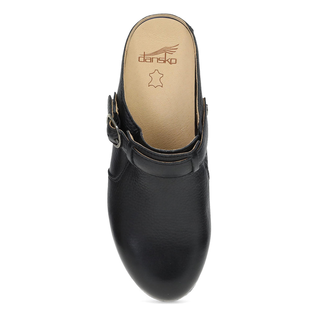 Dansko Millie Black Waxy Milled