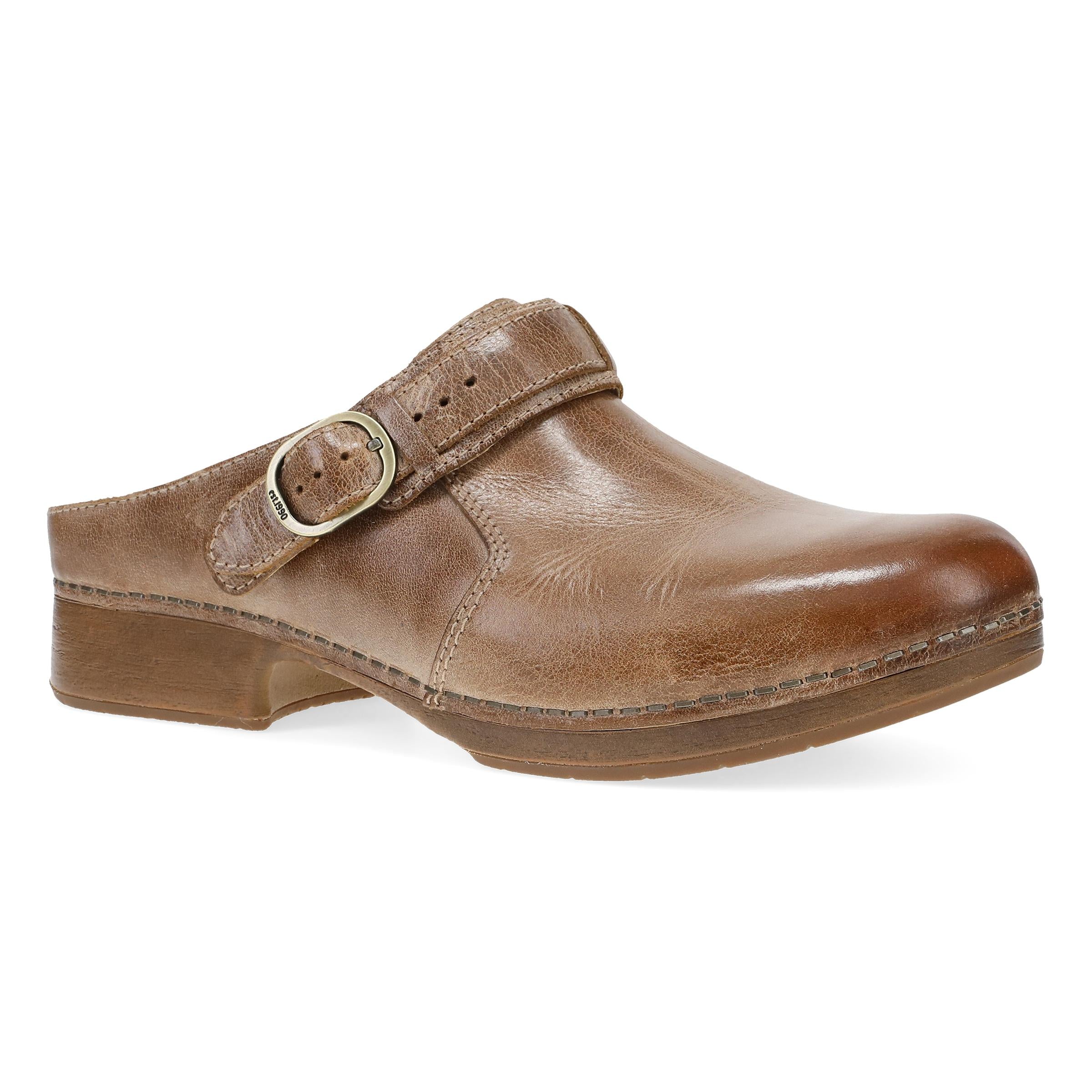 Dansko Millie Tan Waxy Brush Off