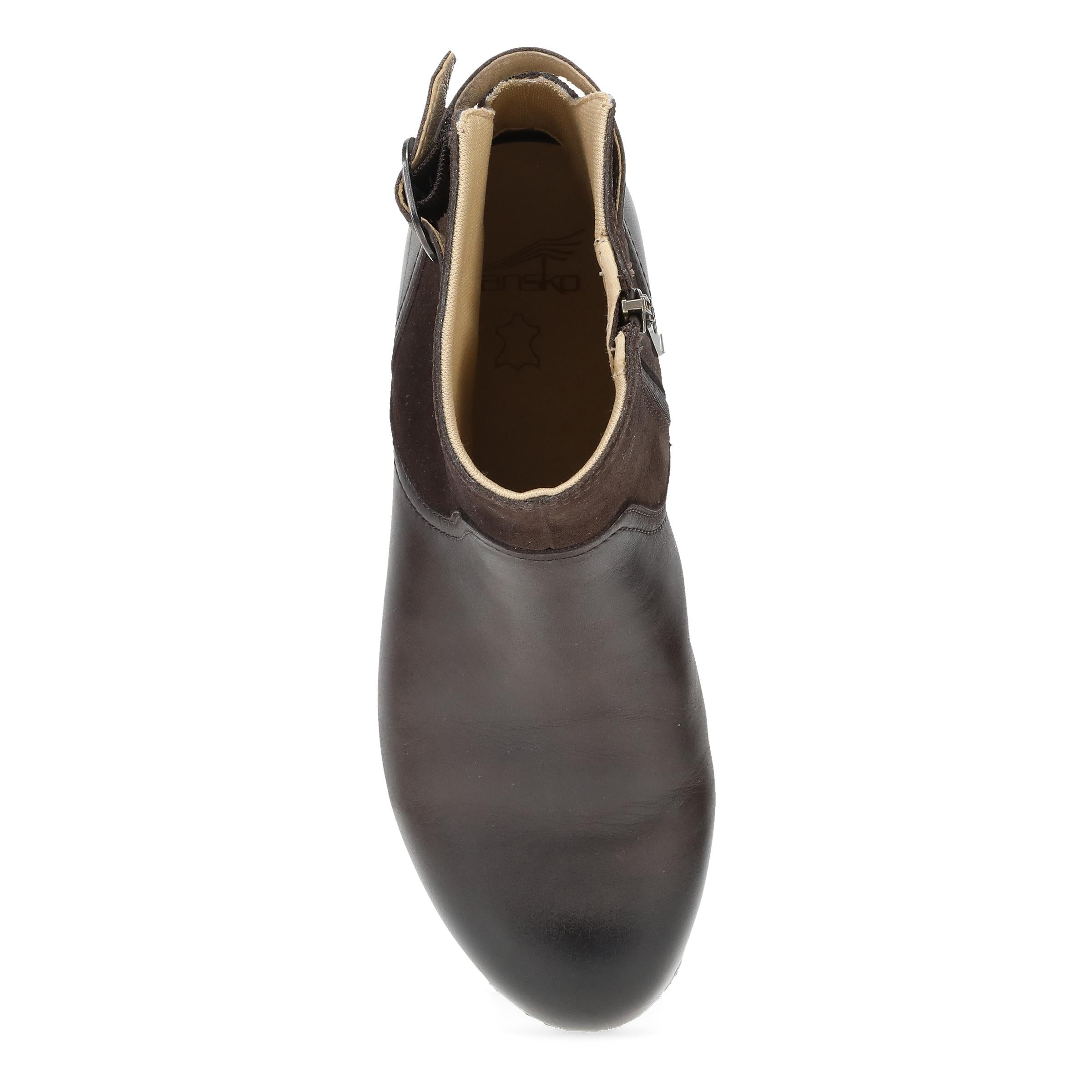 Dansko Monique Chocolate Burnished Calf