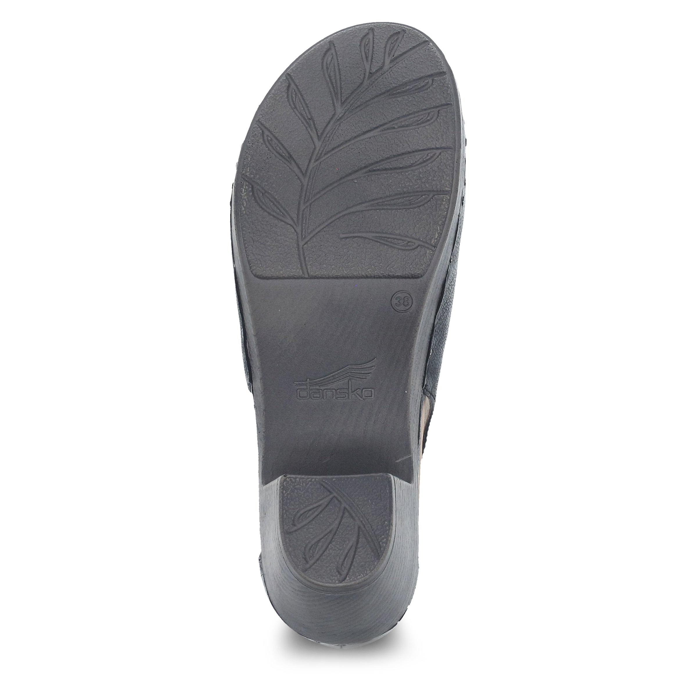 Dansko Sassy Black Milled Burnished