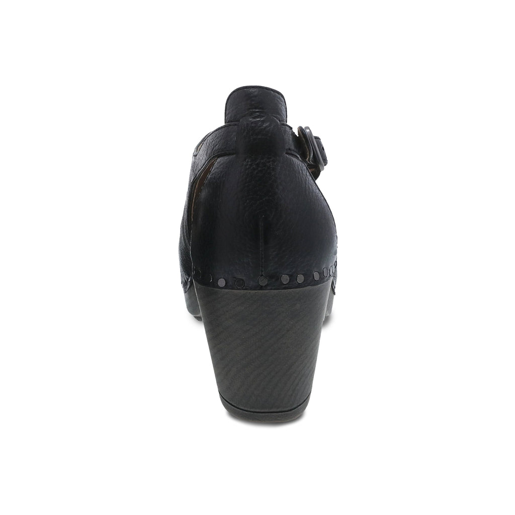 Dansko Sassy Black Milled Burnished