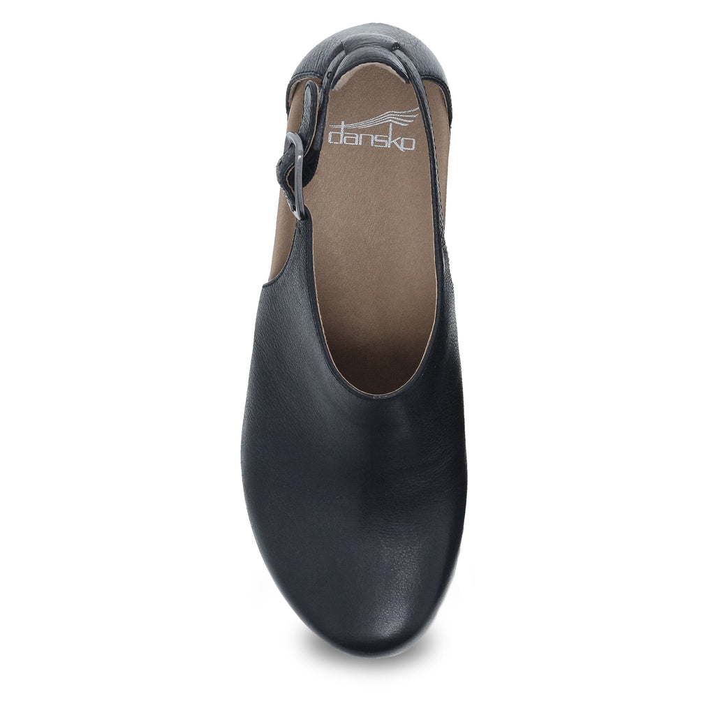 Dansko Sassy Black Milled Burnished