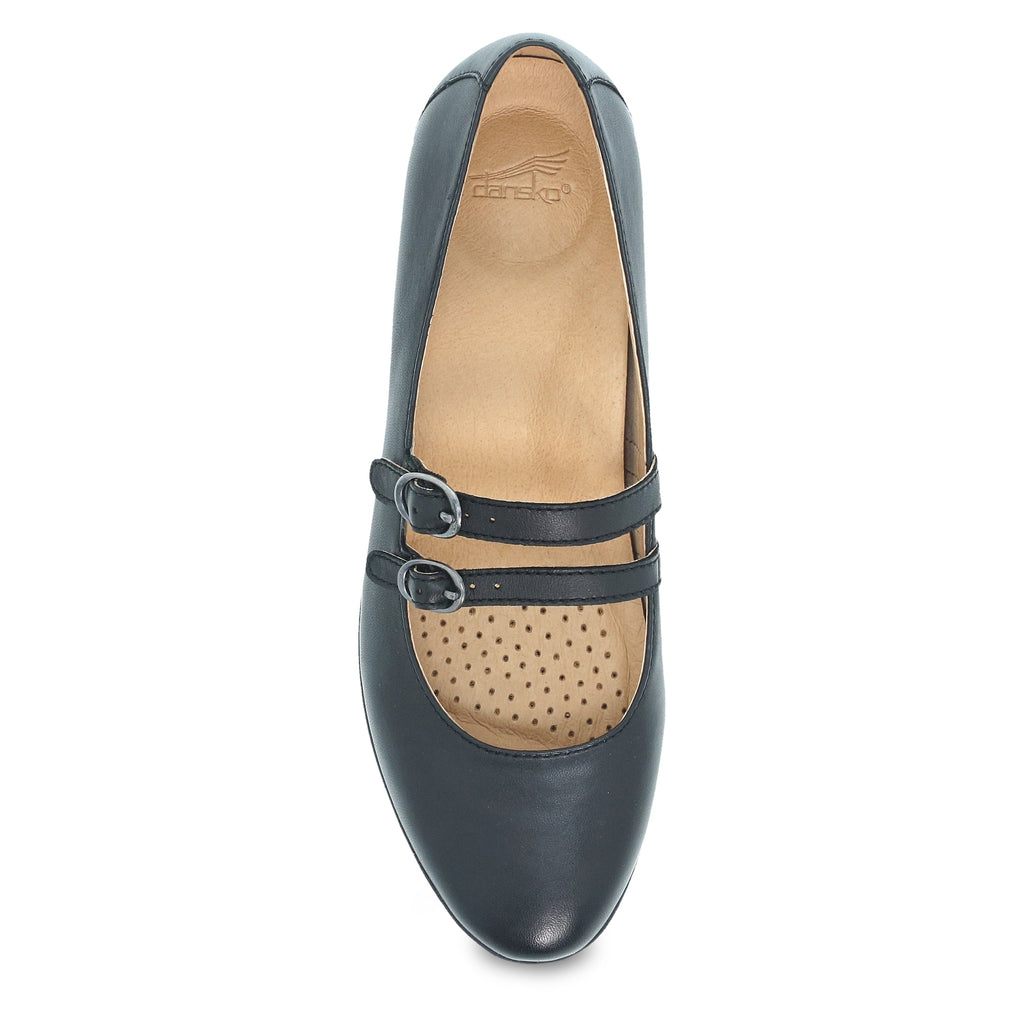Dansko Leeza Black Nappa