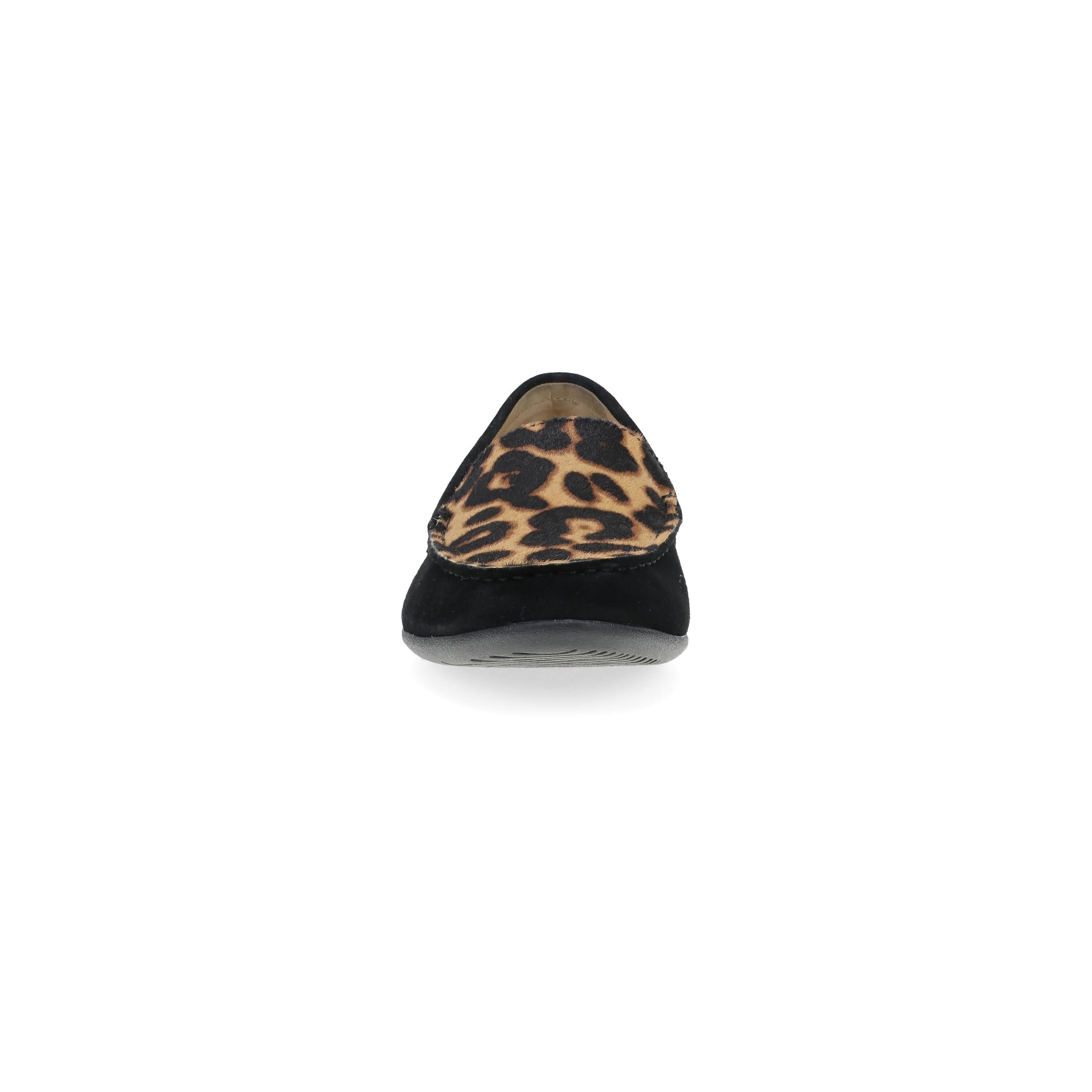Dansko Lorri Black/Leopard Suede