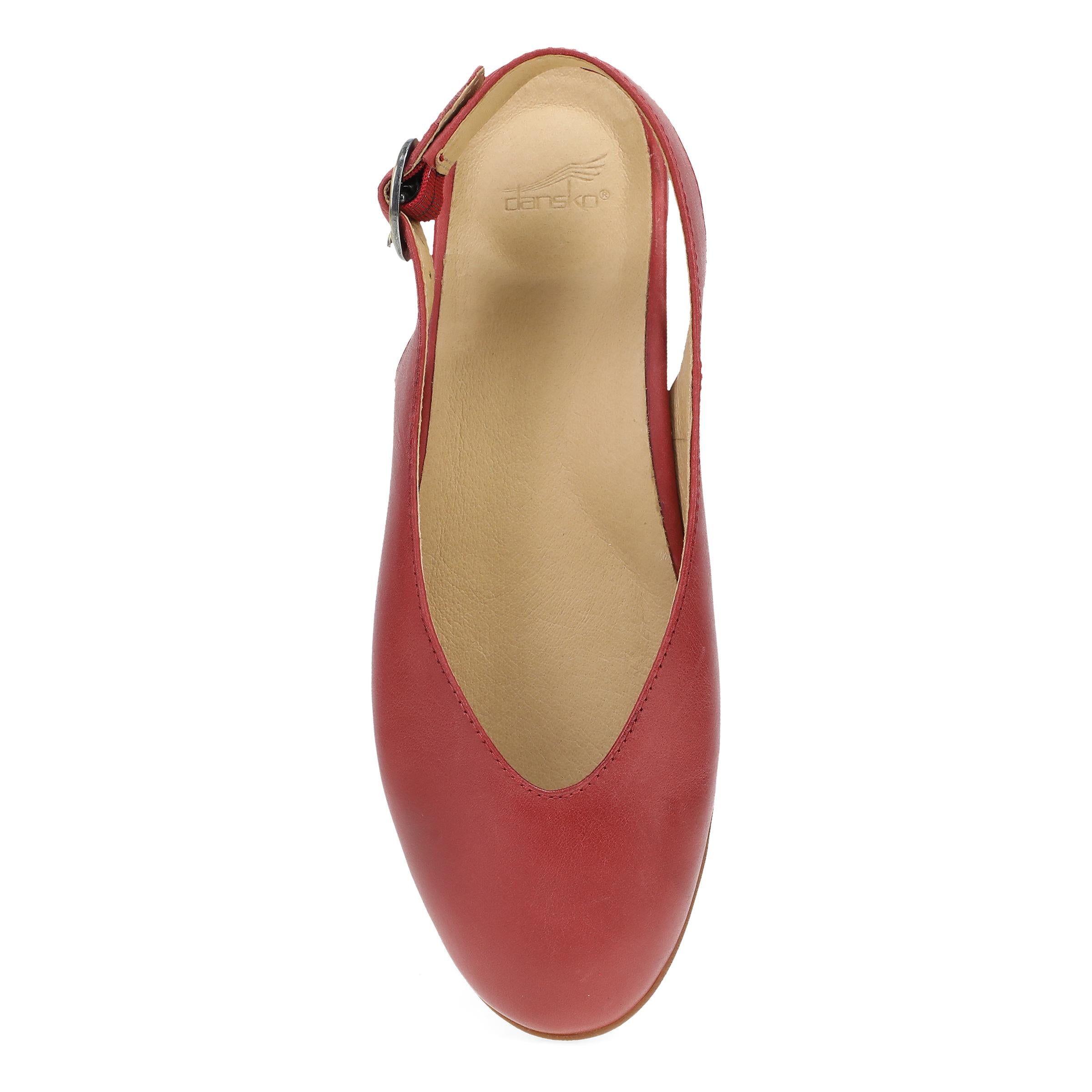  Lea Red Burnished Nappa