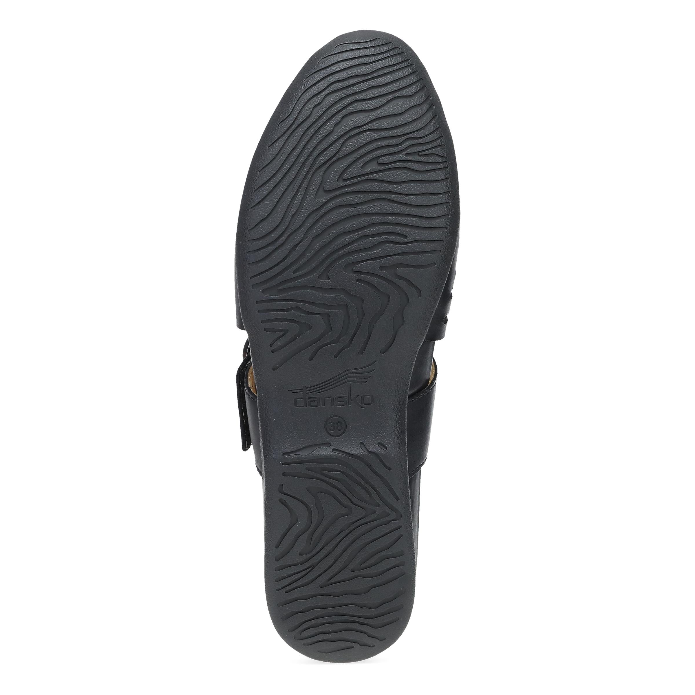 Dansko Leilani Black Burnished Nappa