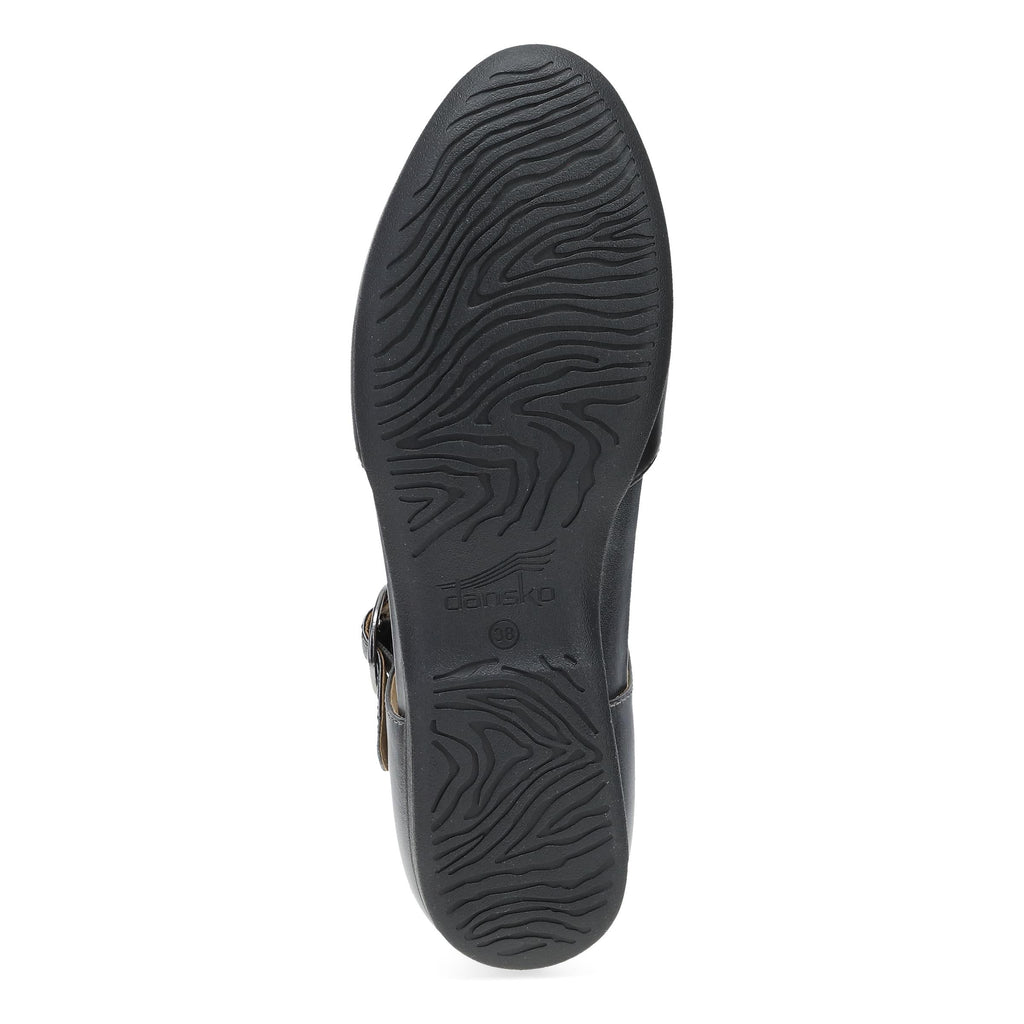 Dansko Liv Black/Pewter Metallic Nappa