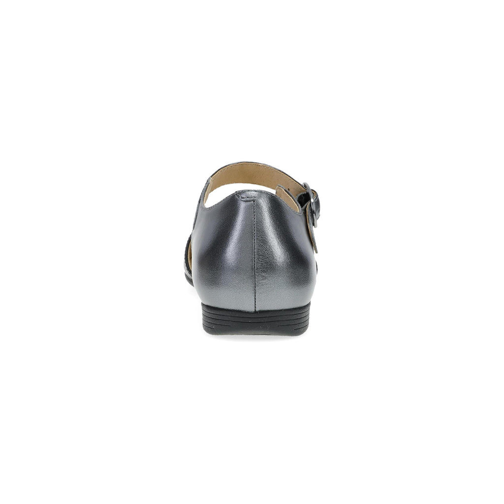 Dansko Liv Black/Pewter Metallic Nappa