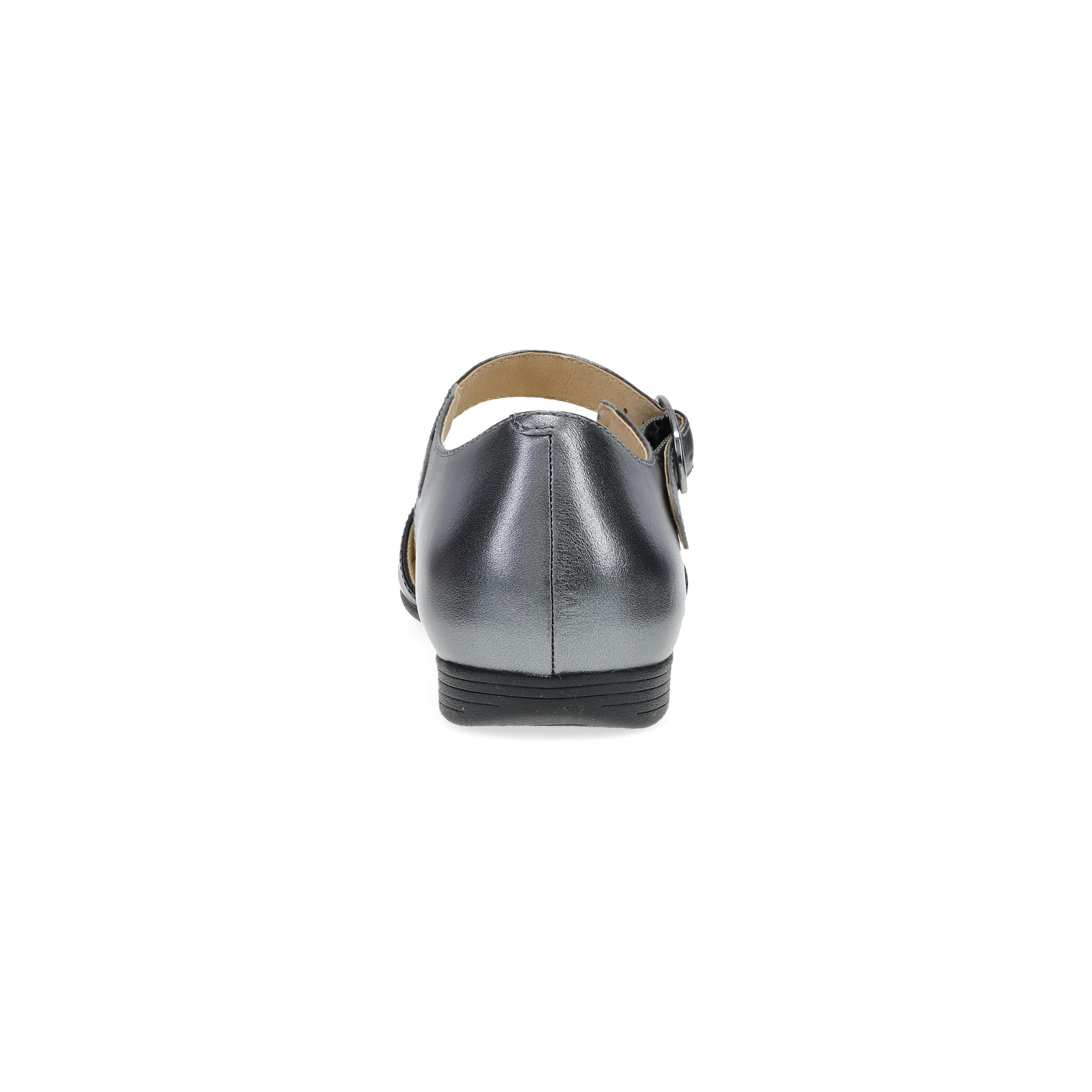 Dansko Liv Black/Pewter Metallic Nappa