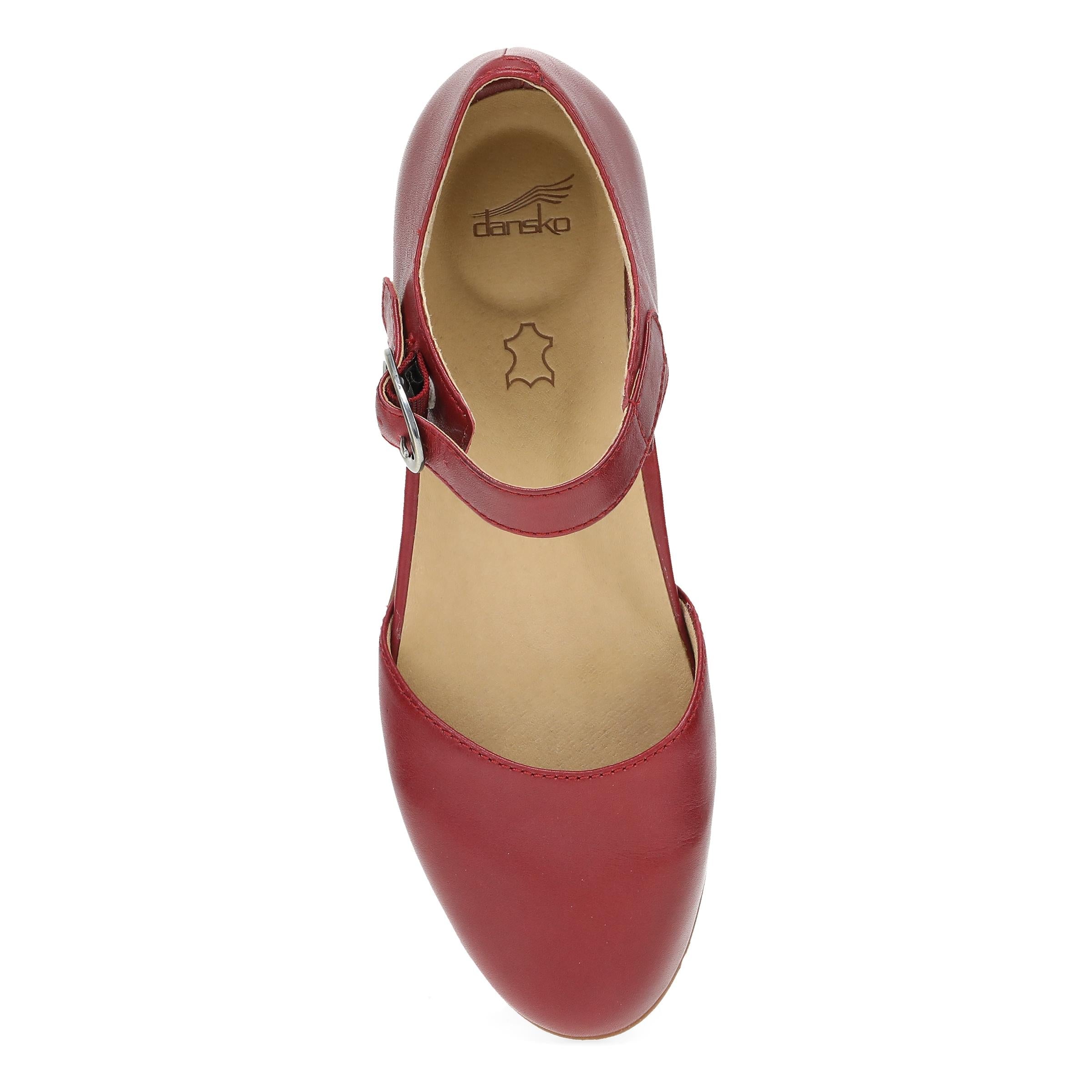 Dansko Liv Red Nappa