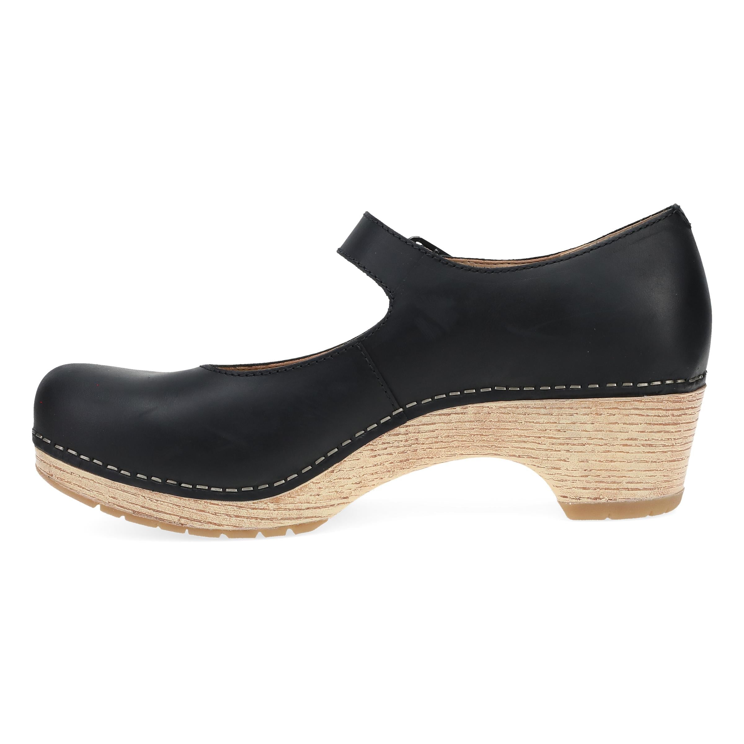 Dansko Lilah Black Oiled Pull Up