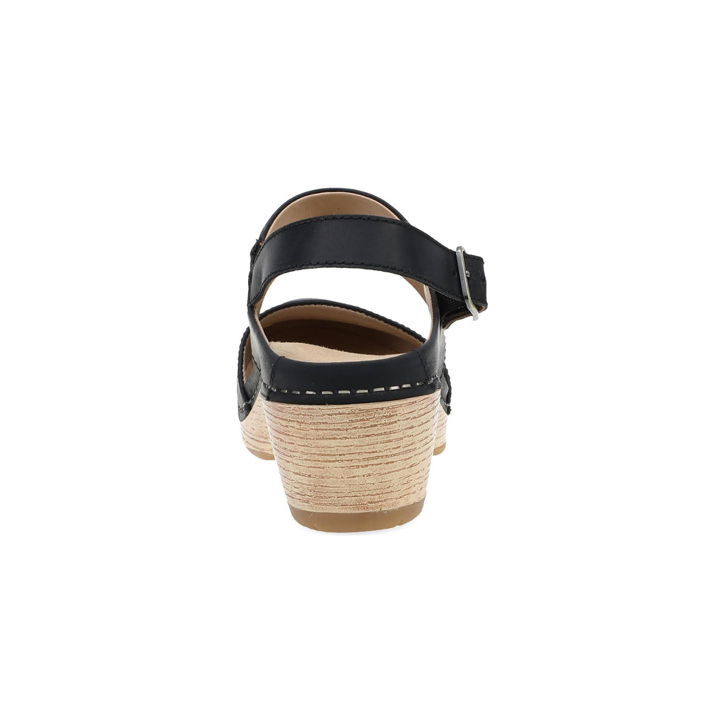 Dansko Lucia Black Oiled Pull Up