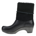 Dansko Lillith Black Waxy Milled