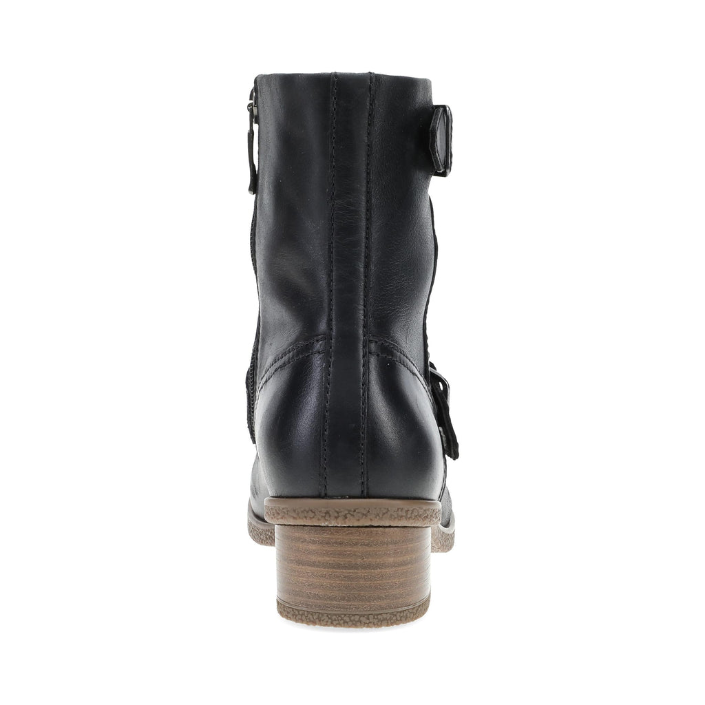 Dansko Delphine Black Waterproof Burnished