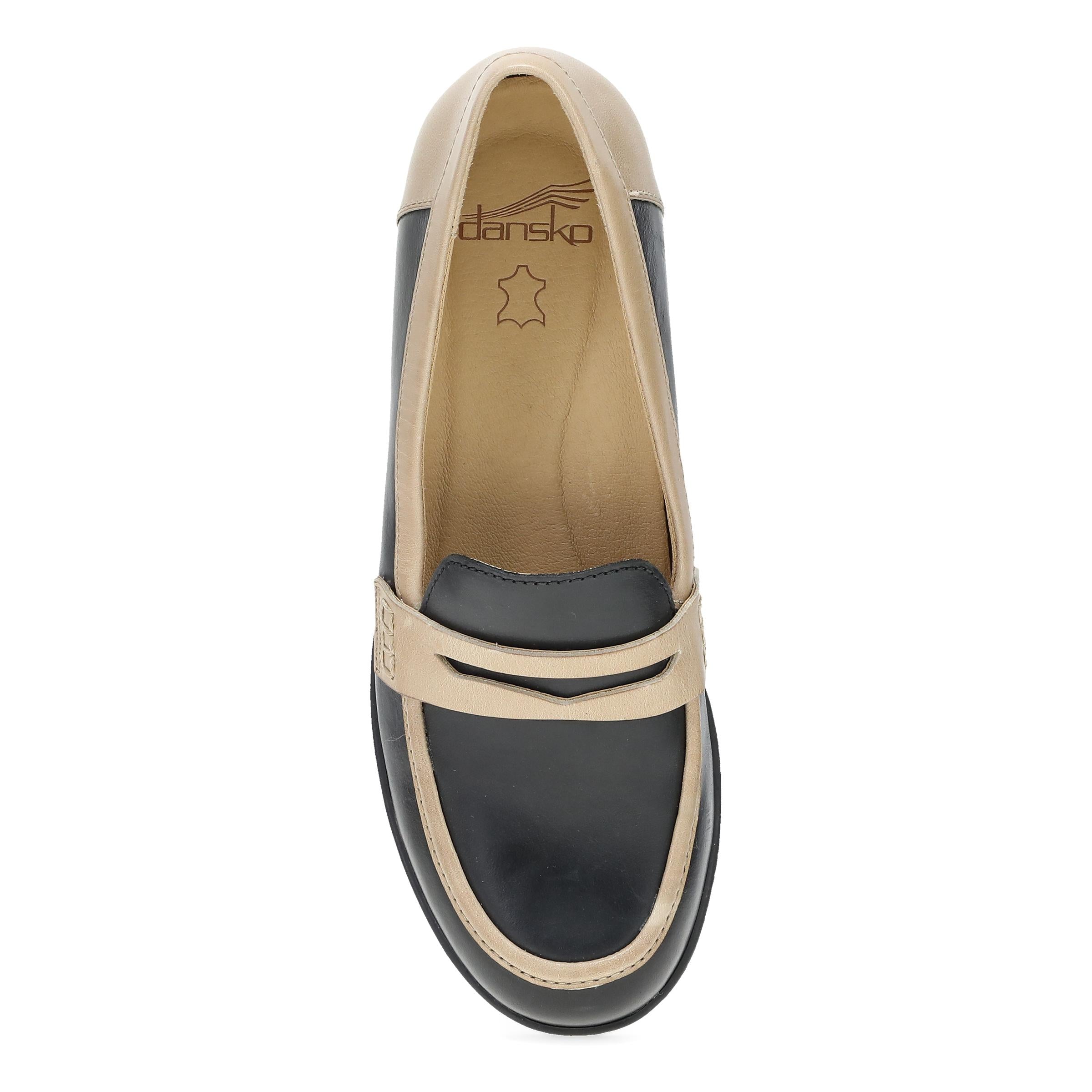 Dansko Danica Black/Dune Waterproof Burnished