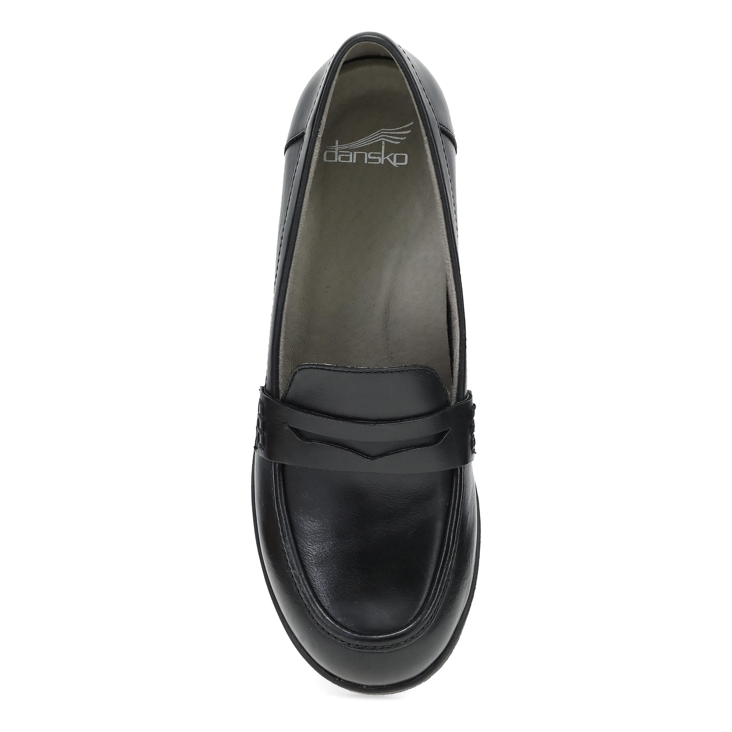 Dansko Danica Black Waterproof Burnished