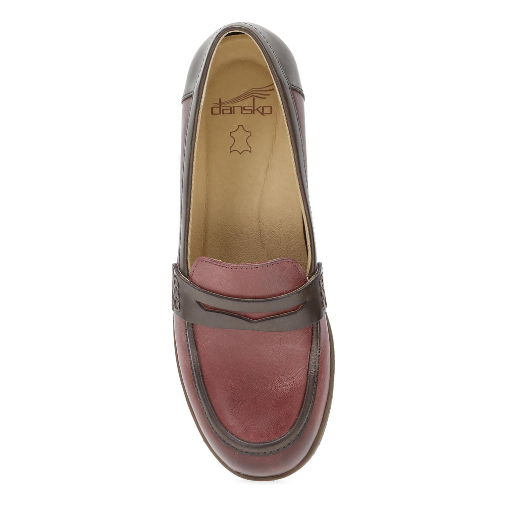 Dansko Danica Plum/Chocolate Waterproof Burnished