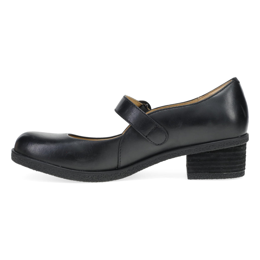 Dansko Deirdra Black Waterproof Burnished