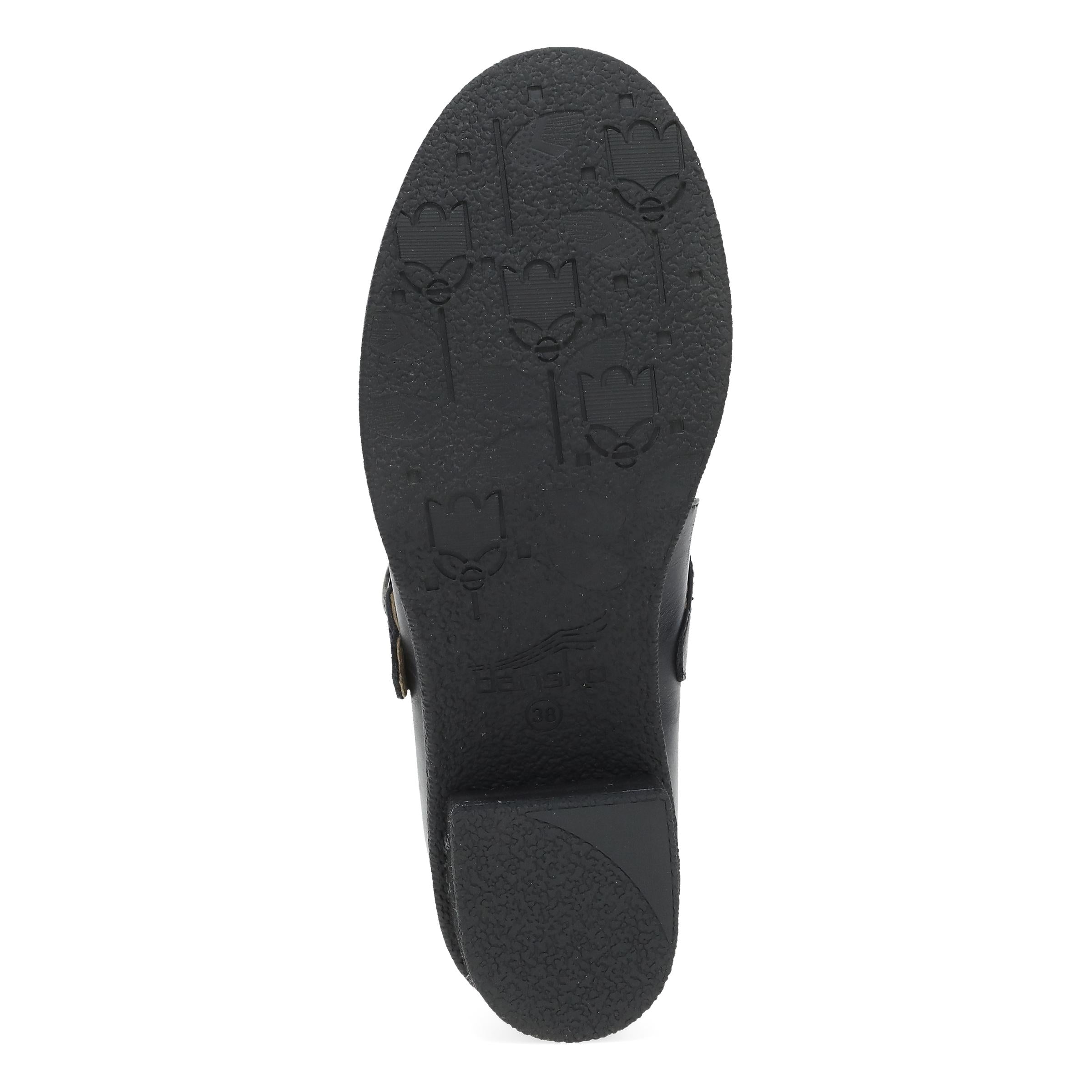 Dansko Deirdra Black Waterproof Burnished