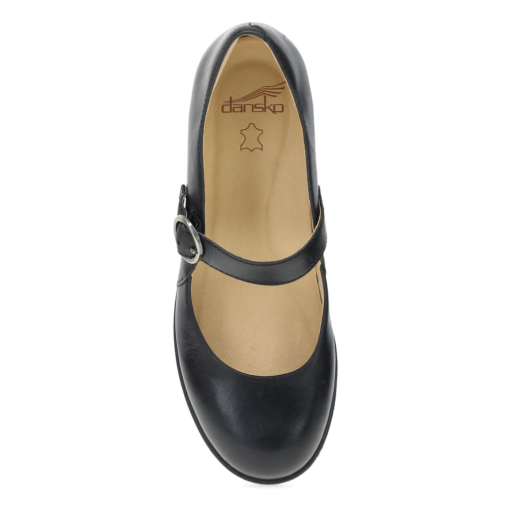 Dansko Deirdra Black Waterproof Burnished