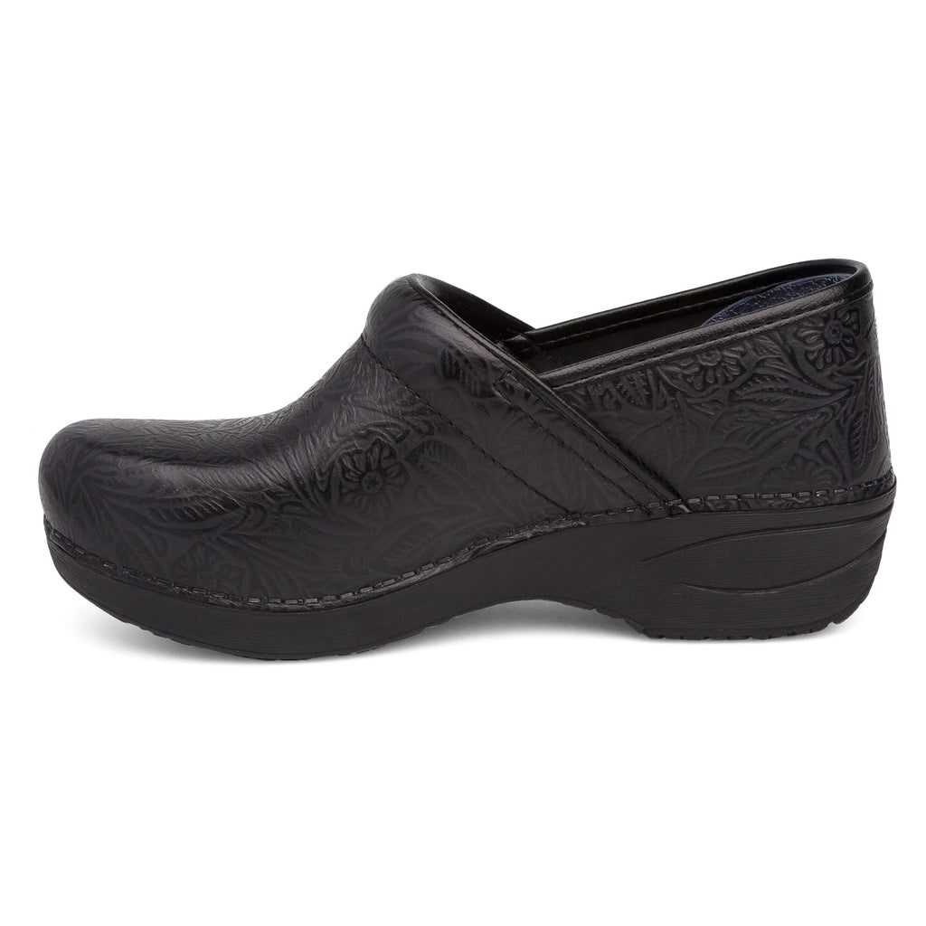 Dansko XP 2.0 Black Floral Tooled