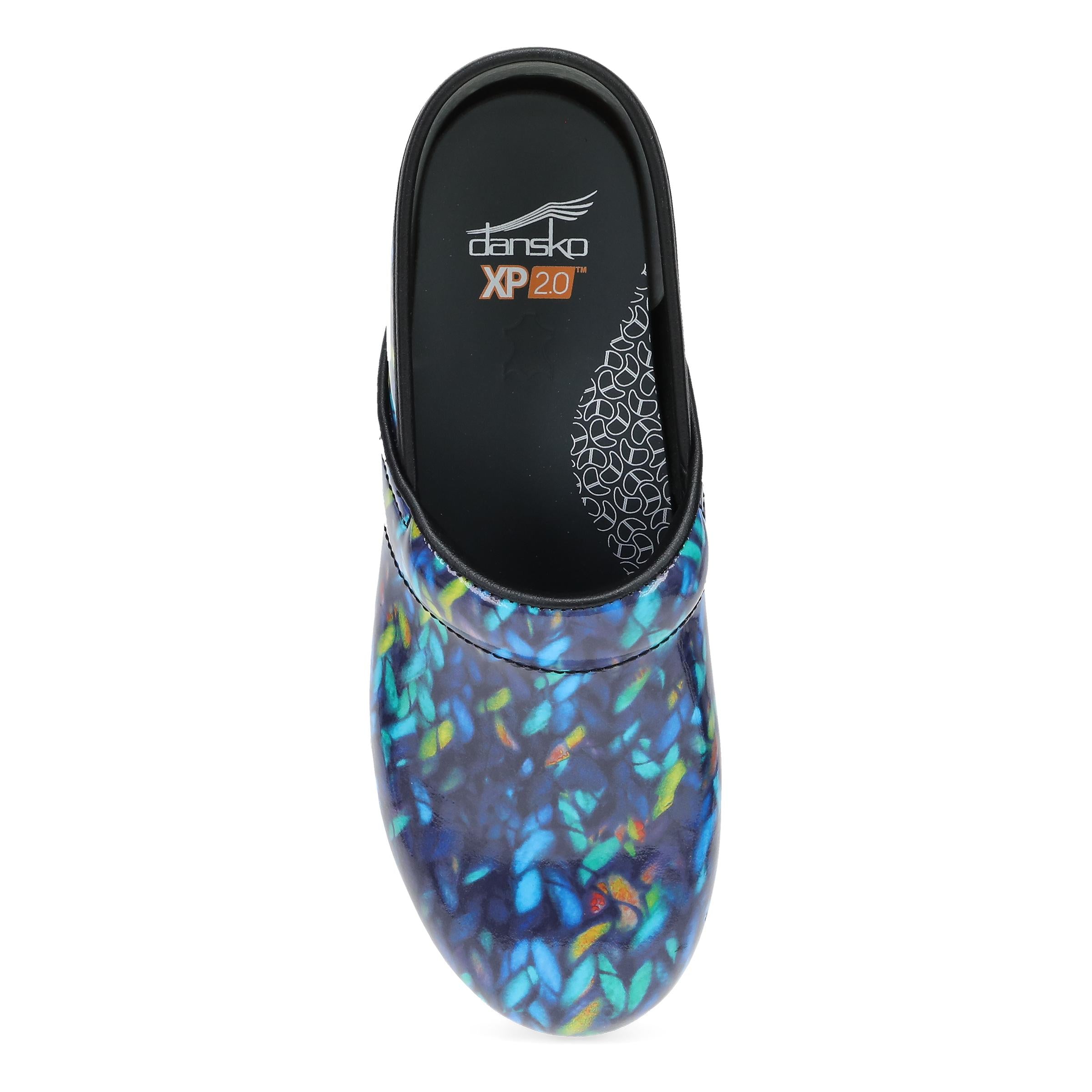 Dansko XP 2.0 Blue Knit Patent