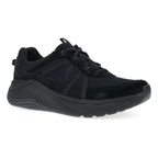 Dansko Poppy Black/Black Suede