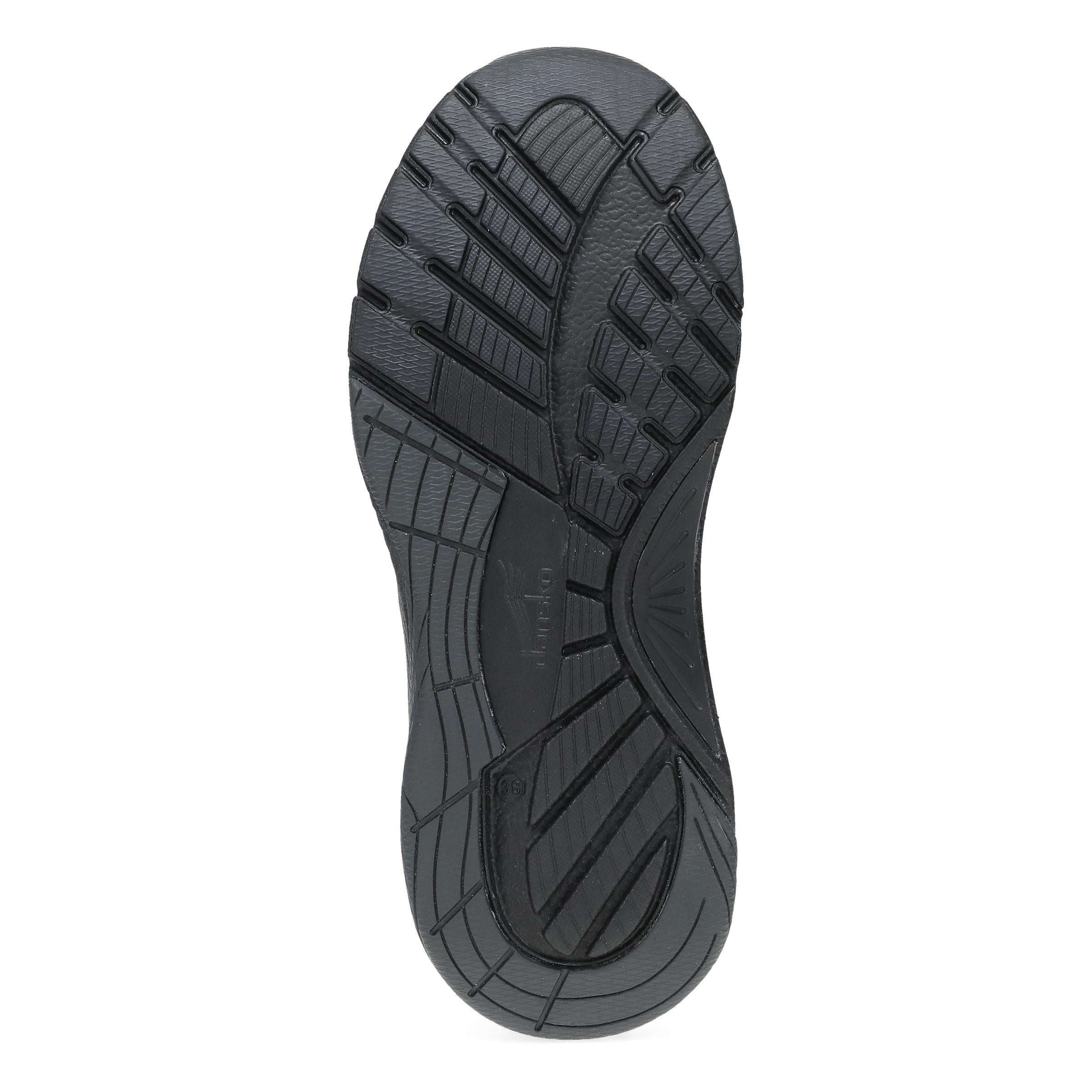 Dansko Poppy Black/Black Suede