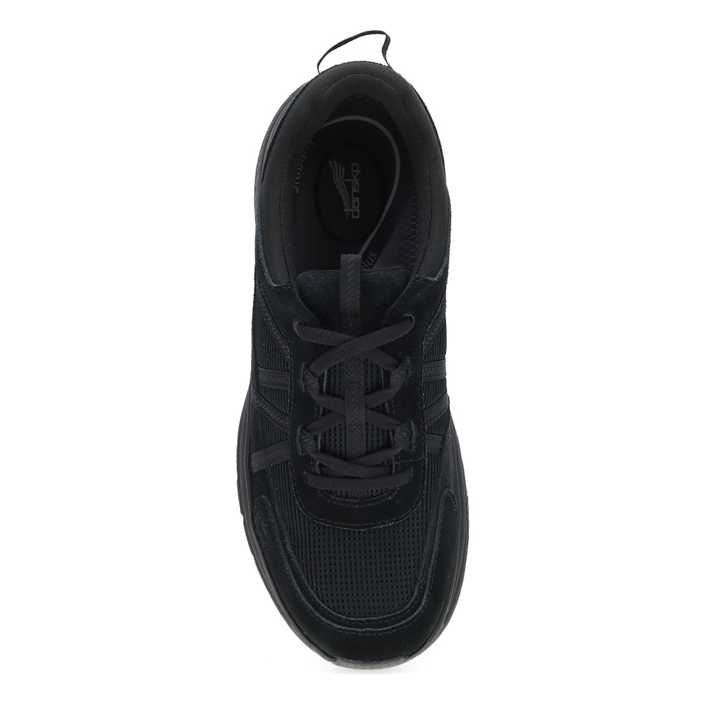 Dansko Poppy Black/Black Suede