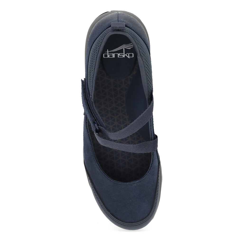 Dansko Primrose Navy Burnished Suede