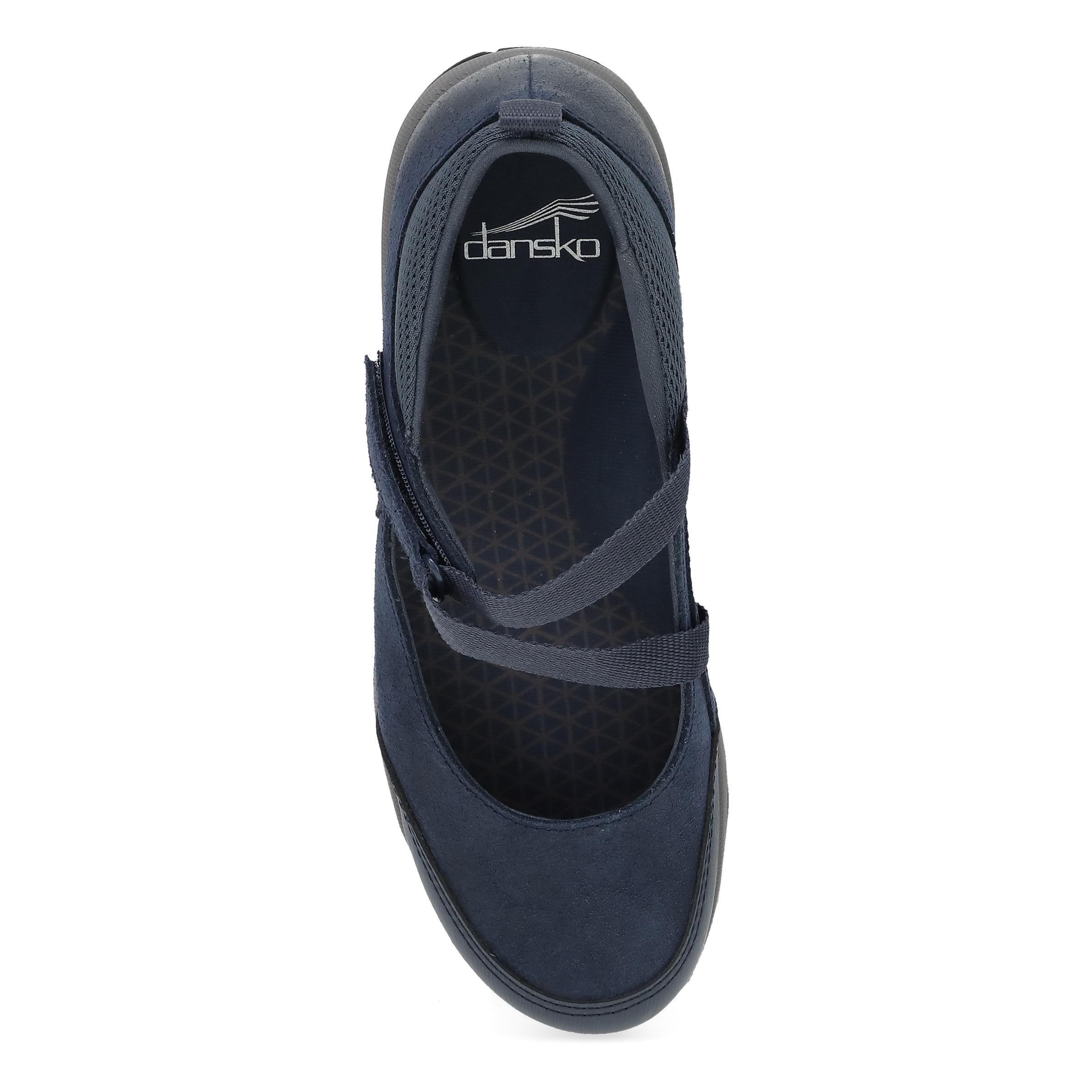 Dansko Primrose Navy Burnished Suede