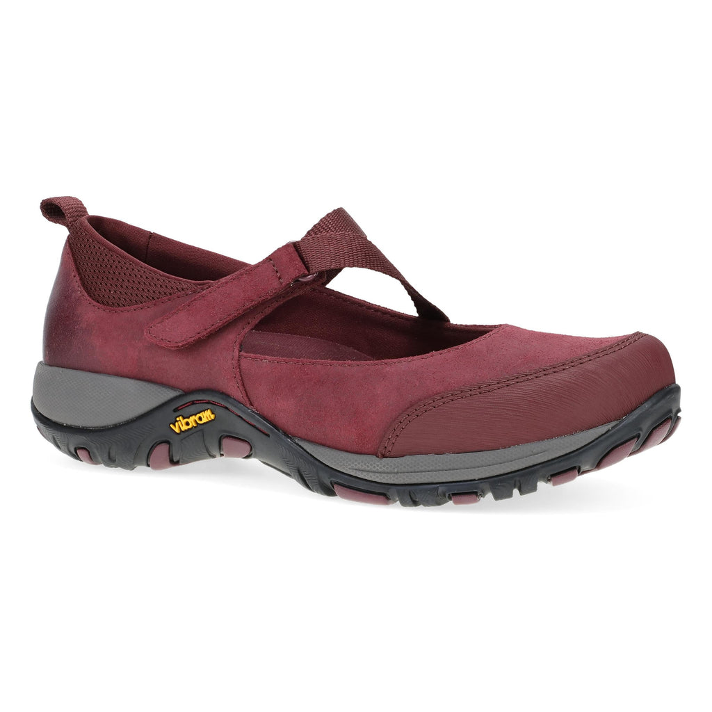 Dansko Primrose Wine Burnished Suede
