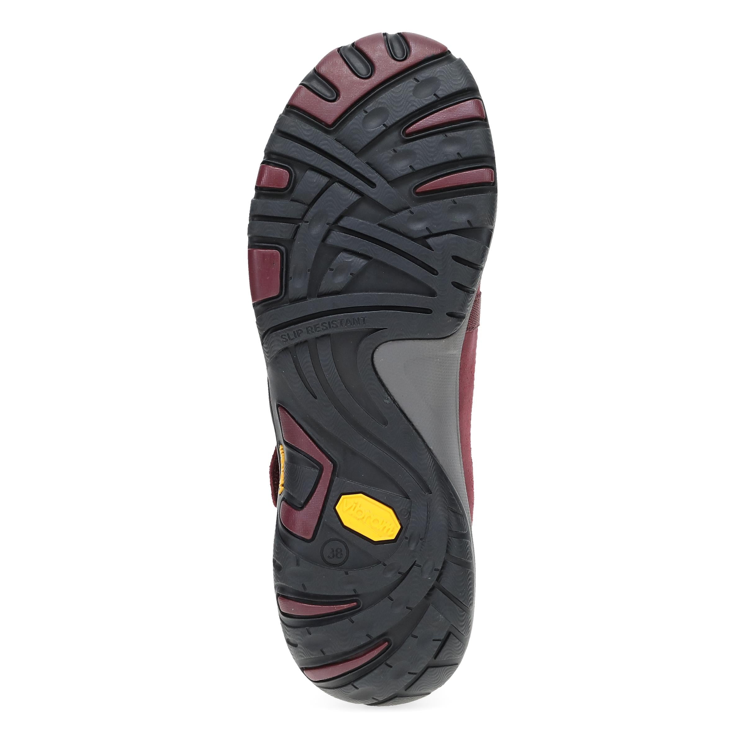 Dansko Primrose Wine Burnished Suede