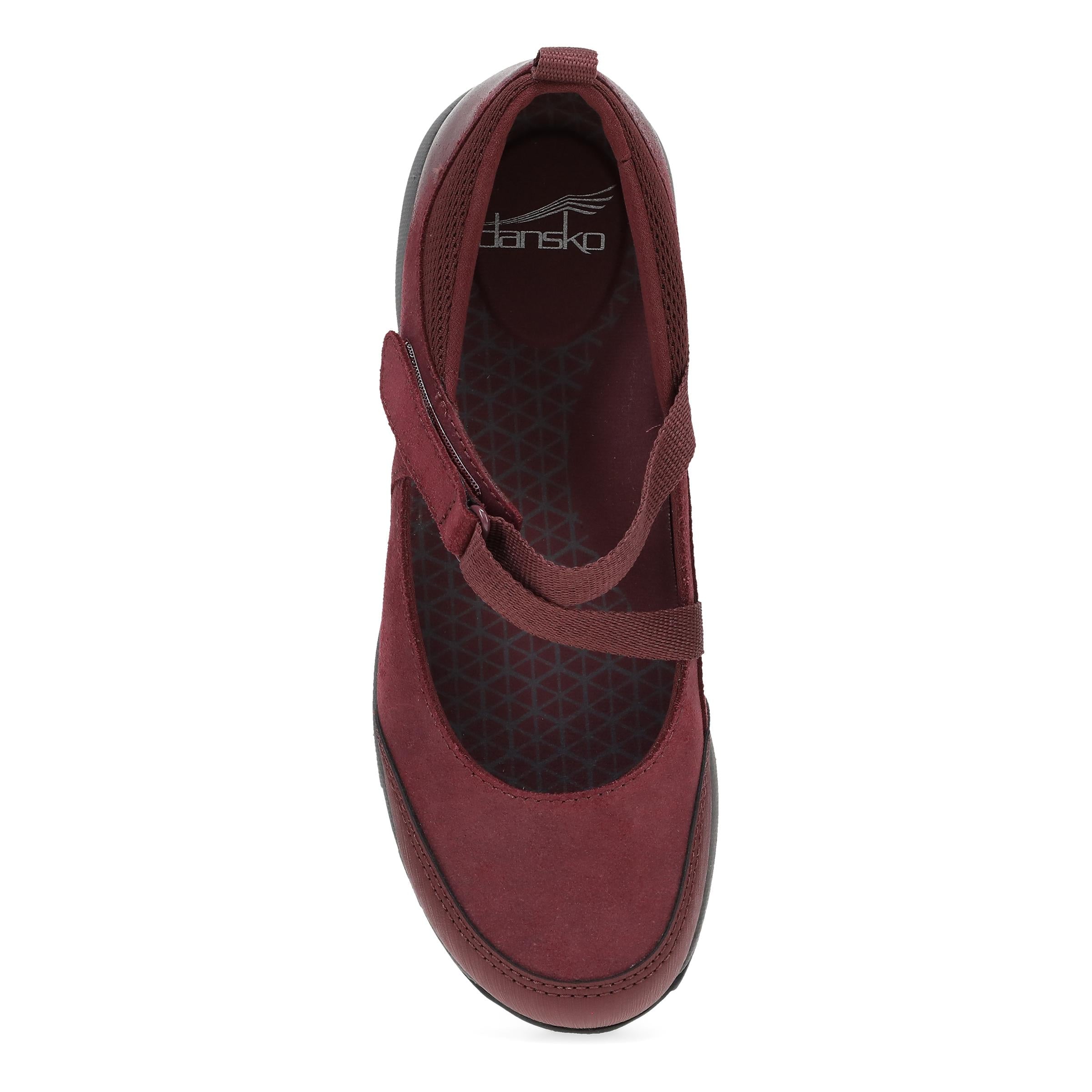 Dansko Primrose Wine Burnished Suede